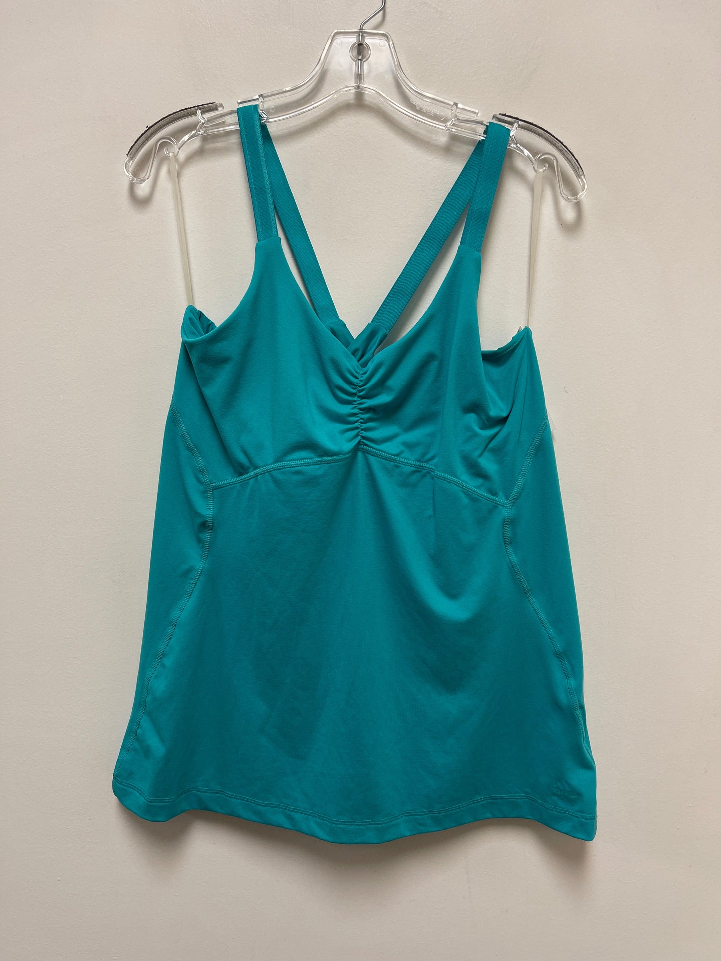 Teal Athletic Tank Top Adidas, Size Xl