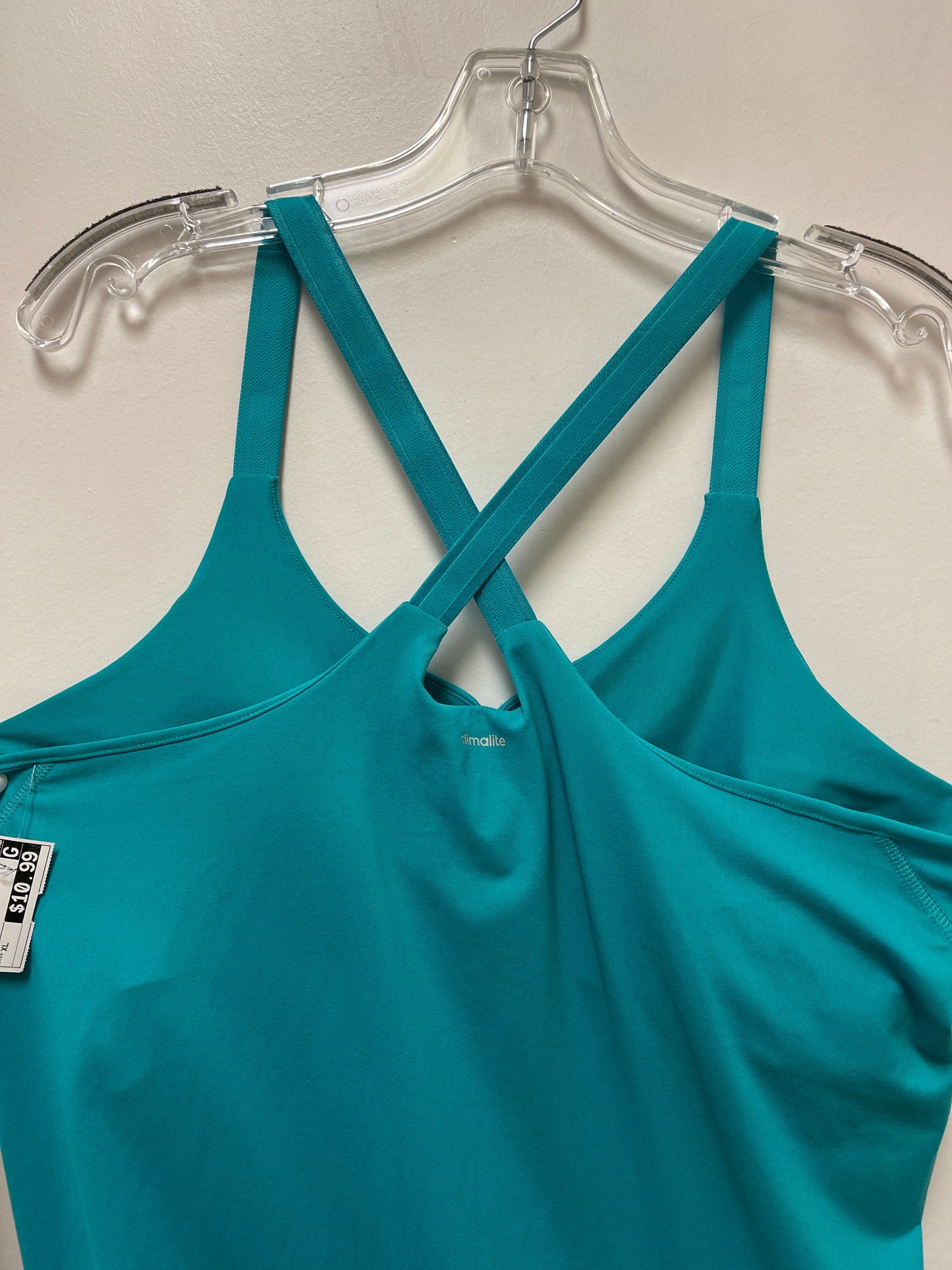 Teal Athletic Tank Top Adidas, Size Xl