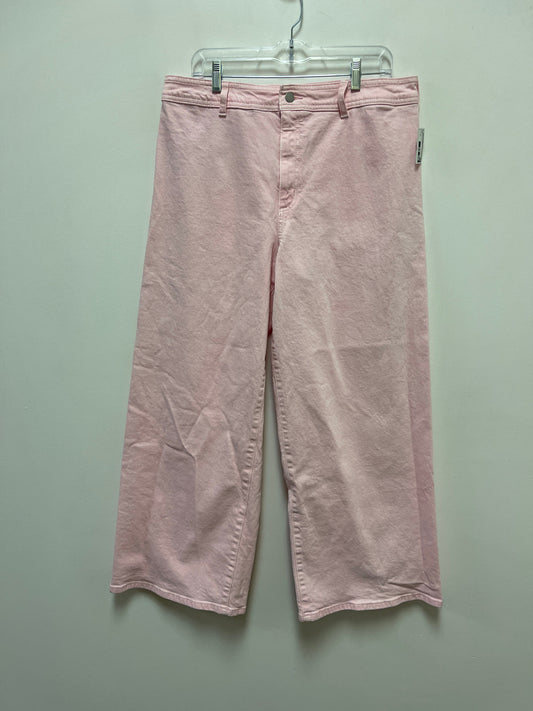 Pink Pants Wide Leg Universal Thread, Size 14