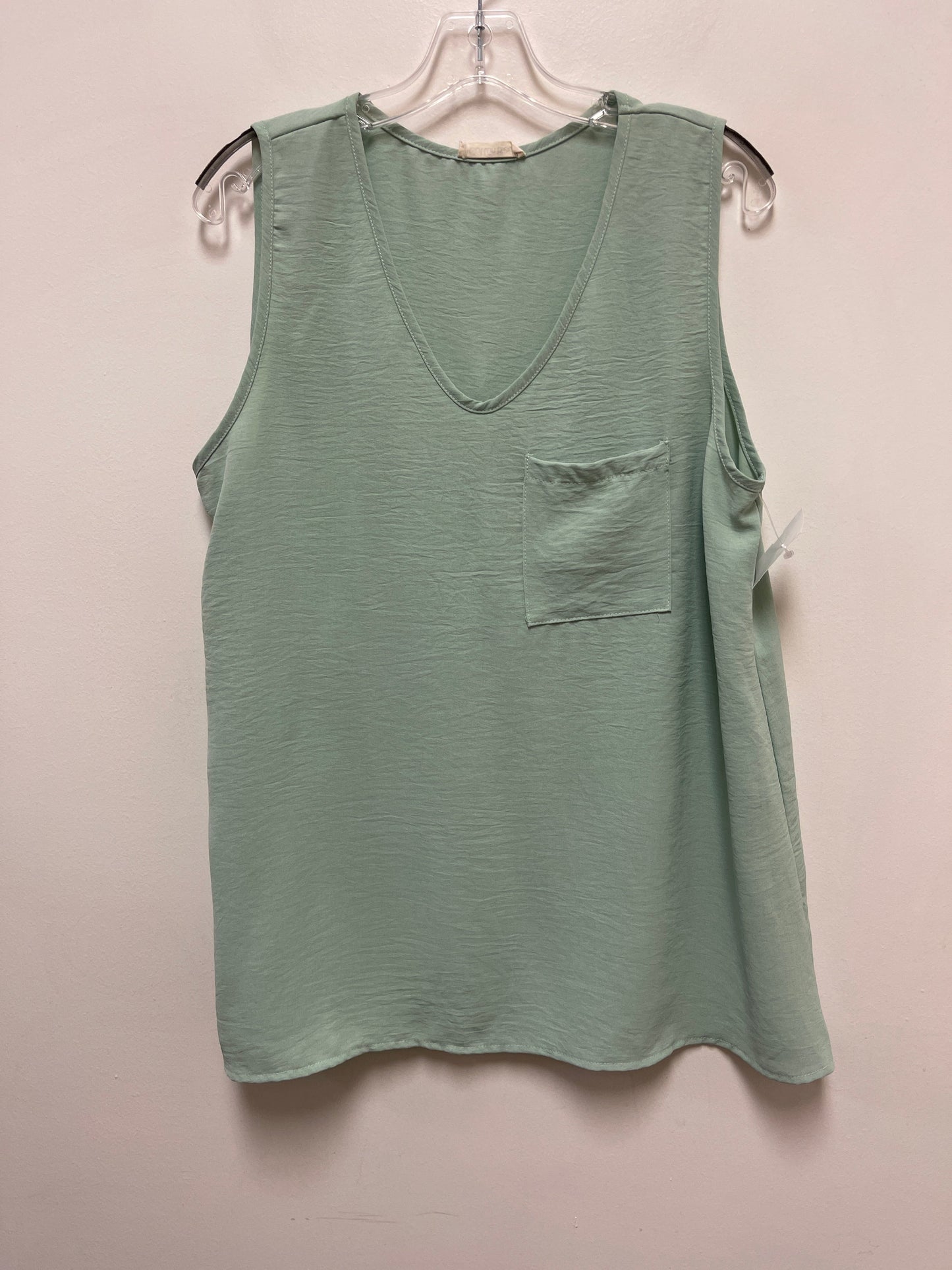 Tank Top By Cotton Bleu In Green, Size: L