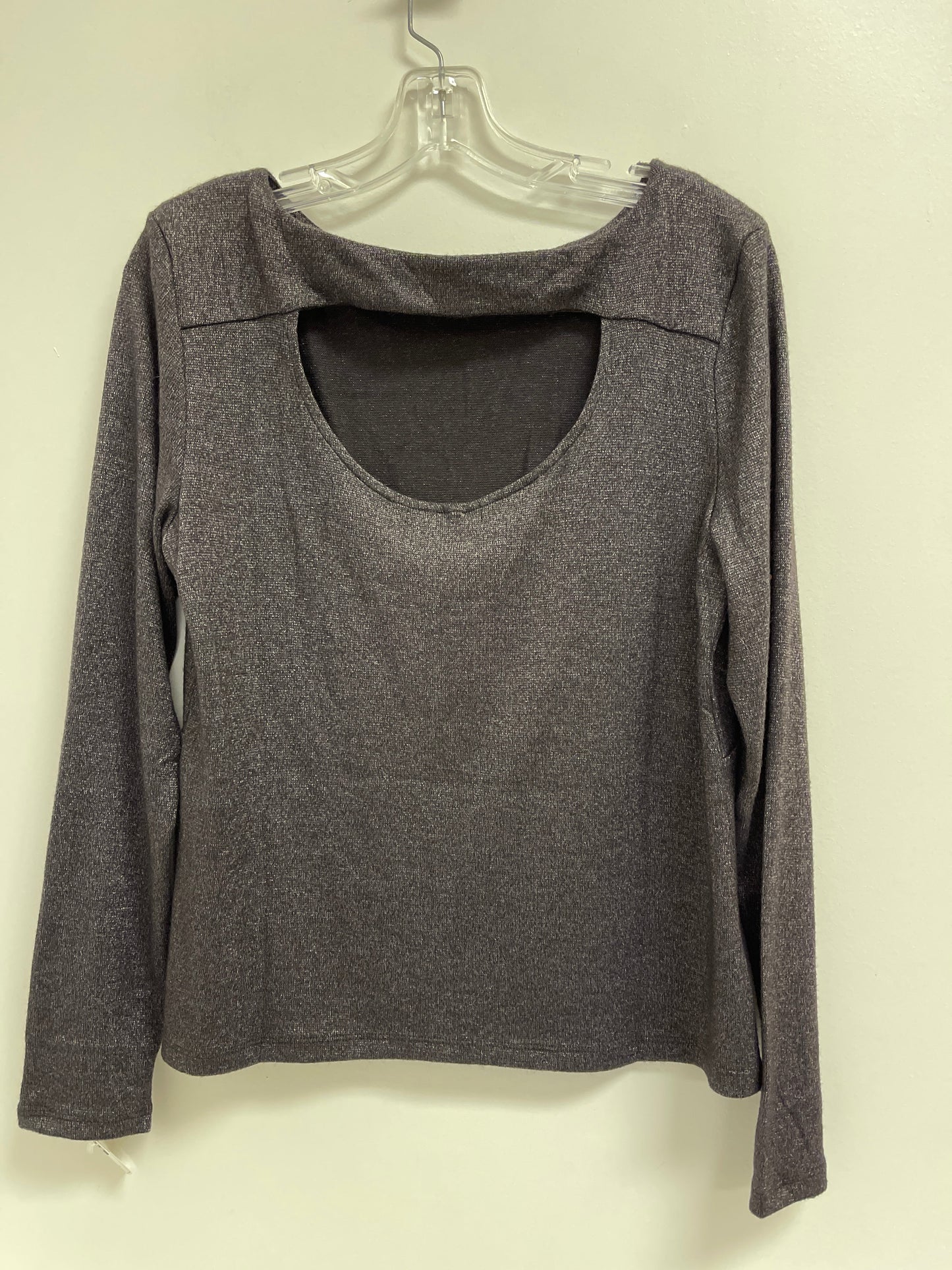 Top Long Sleeve By Banana Republic In Purple, Size: L