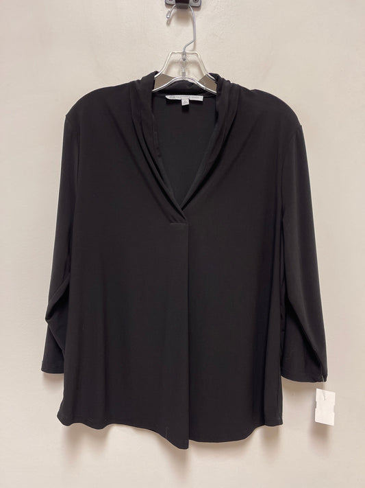 Top Long Sleeve By Preston And New York In Black, Size: Xl