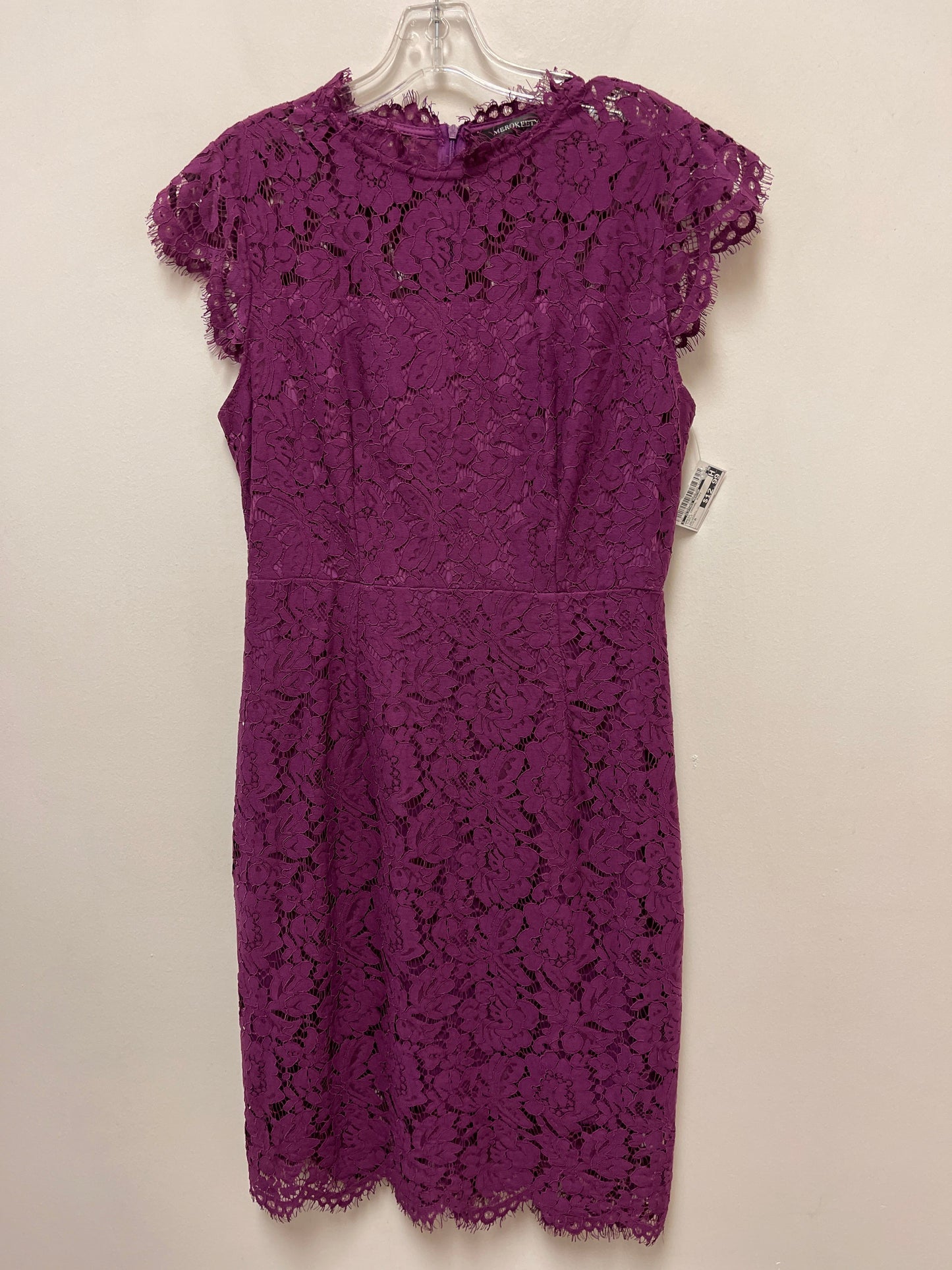 Dress Casual Midi By Clothes Mentor In Purple, Size: M