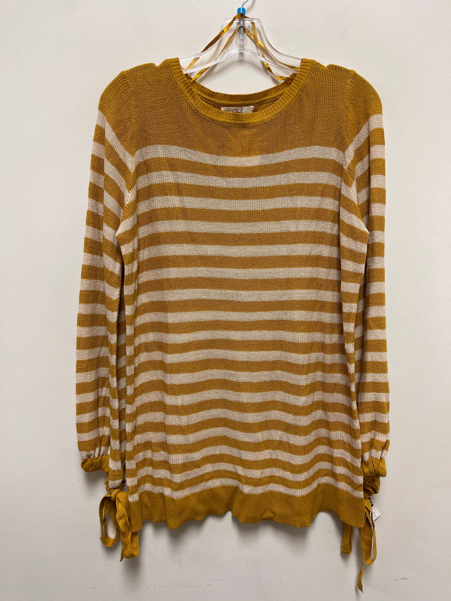 Sweater By Easel In Yellow, Size: S