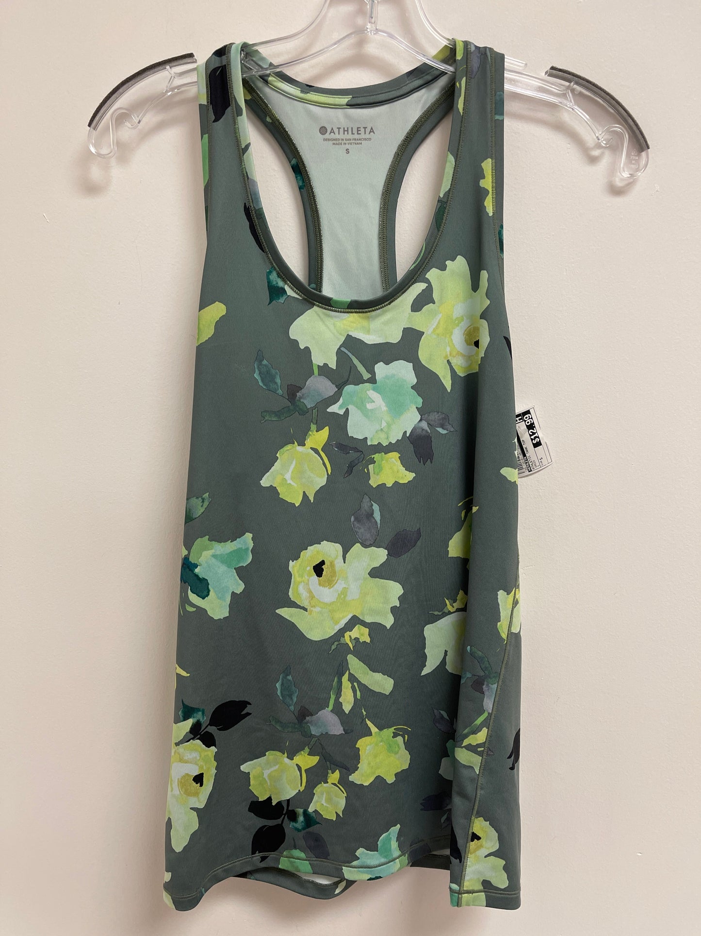 Athletic Tank Top By Athleta In Green, Size: S