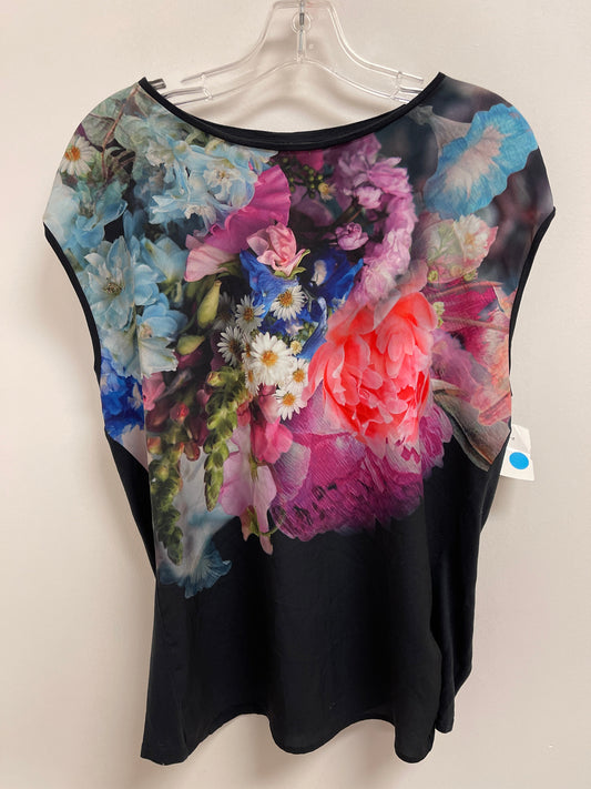 Top Sleeveless By Ted Baker In Floral Print, Size: S