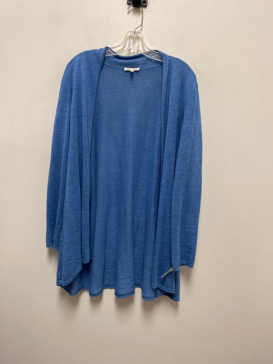 Cardigan By Eileen Fisher In Blue, Size: Xl