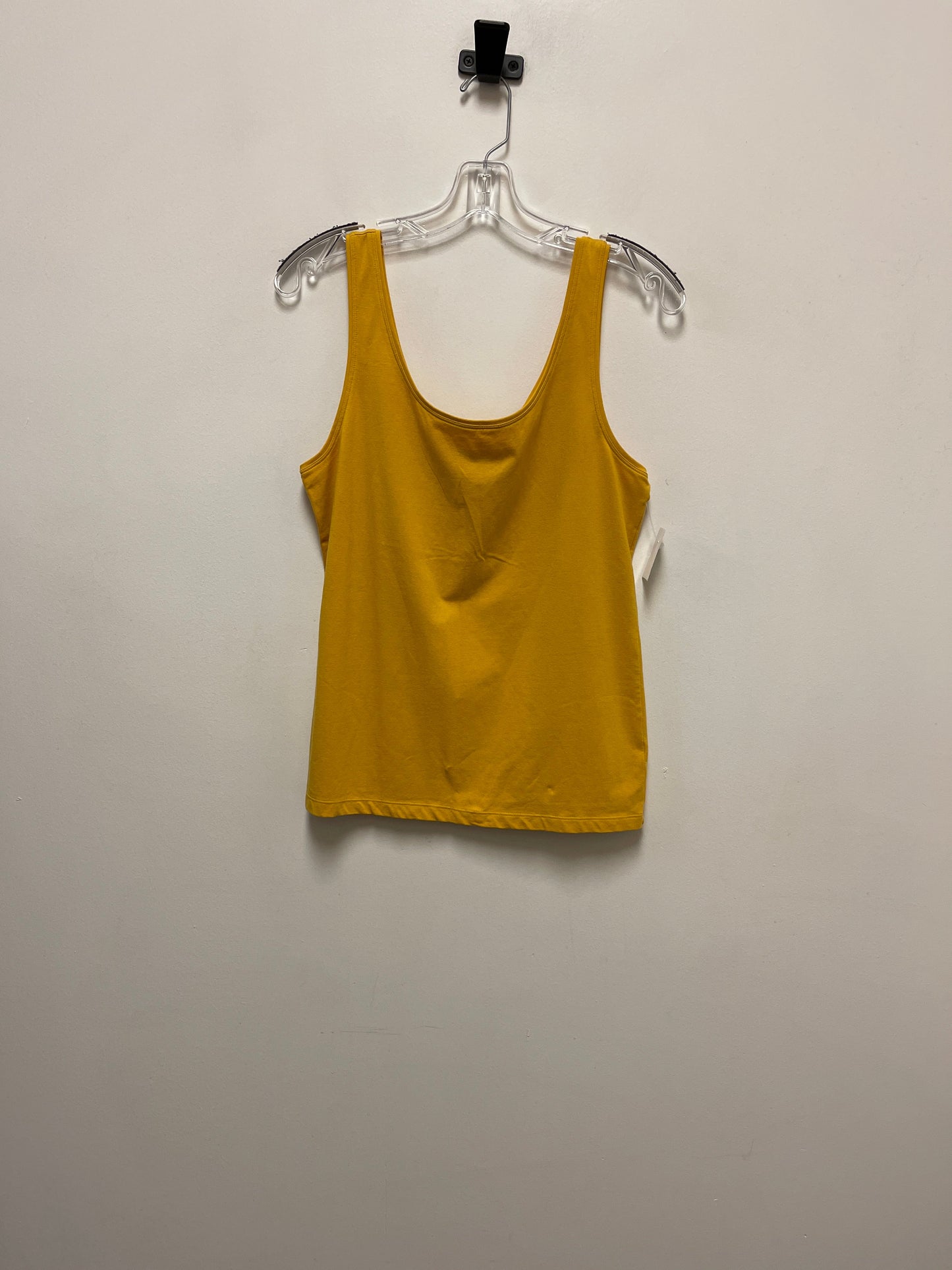 Tank Top By Talbots In Yellow, Size: L