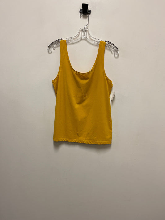 Tank Top By Talbots In Yellow, Size: L