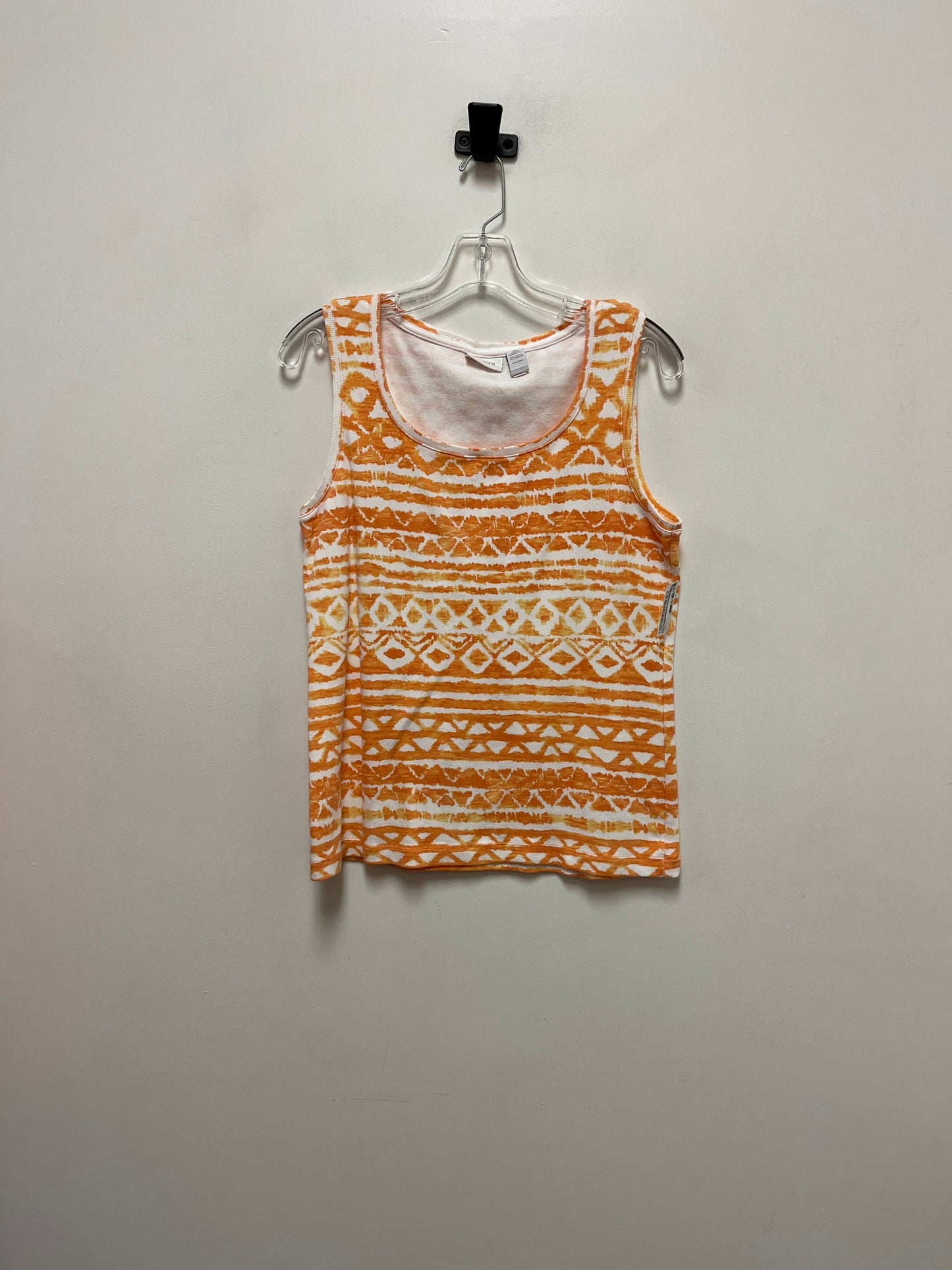 Tank Top By Chicos In Orange, Size: L