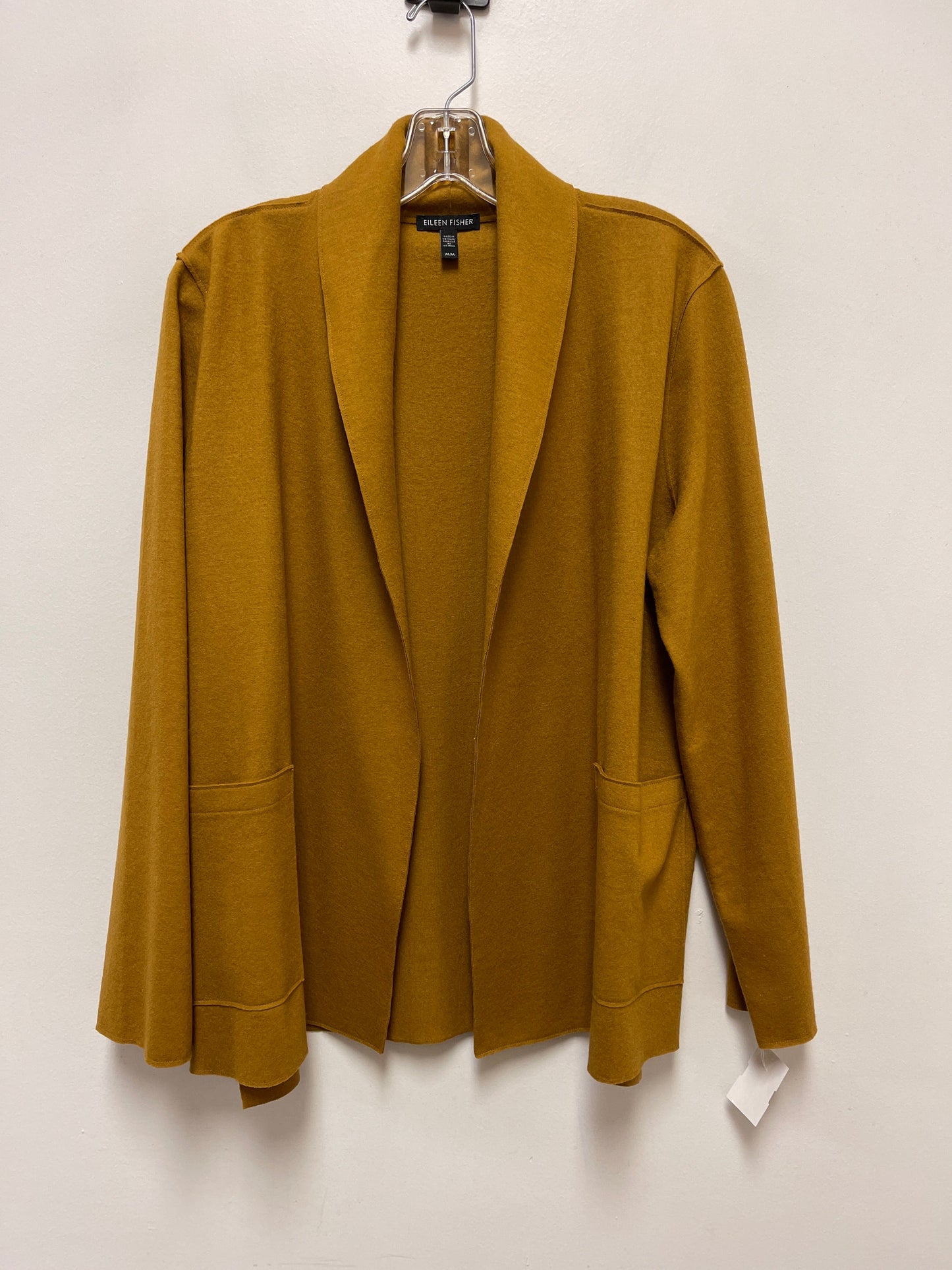 Cardigan By Eileen Fisher In Yellow, Size: M