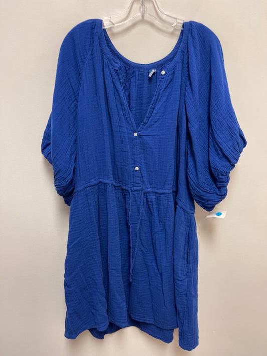 Dress Casual Short By Old Navy In Blue, Size: 2x