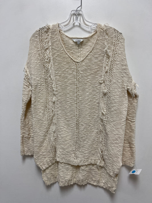 Sweater By Lucky Brand In Cream, Size: M