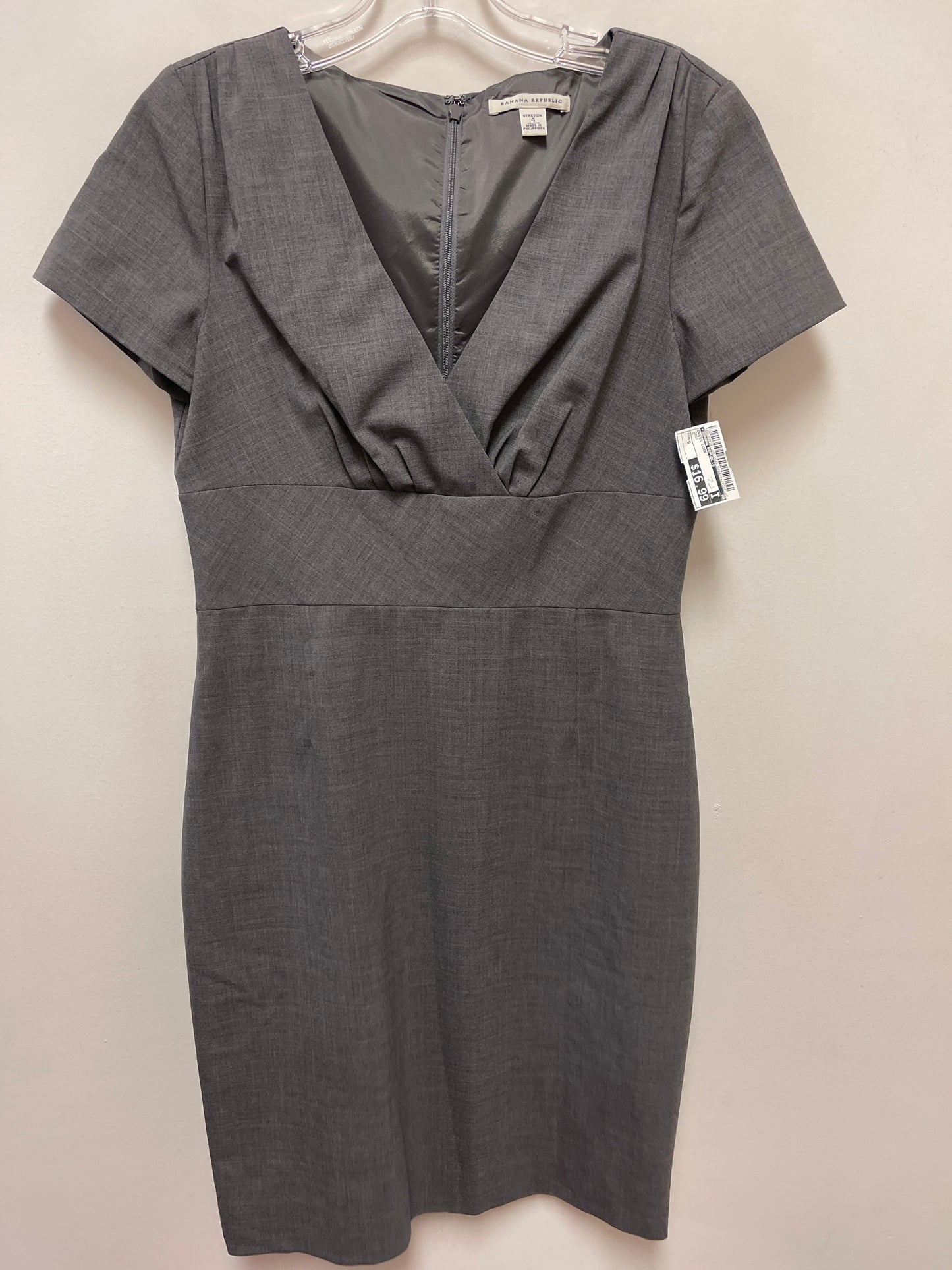 Dress Work By Banana Republic In Grey, Size: S