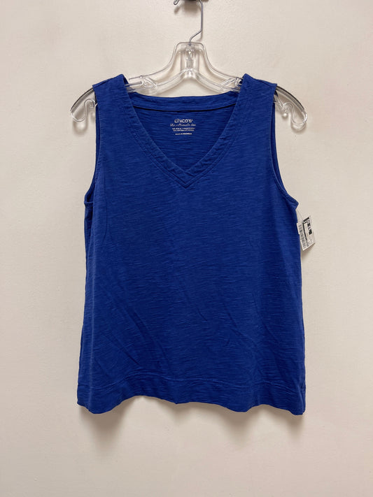 Tank Top By Chicos In Blue, Size: M