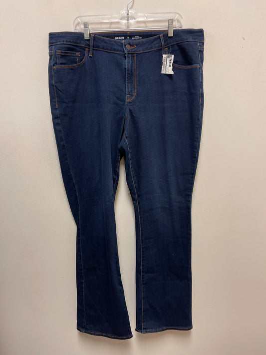 Jeans Boot Cut By Old Navy In Blue Denim, Size: 18