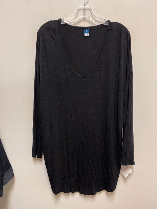 Top Long Sleeve Basic By Old Navy In Black, Size: Xl