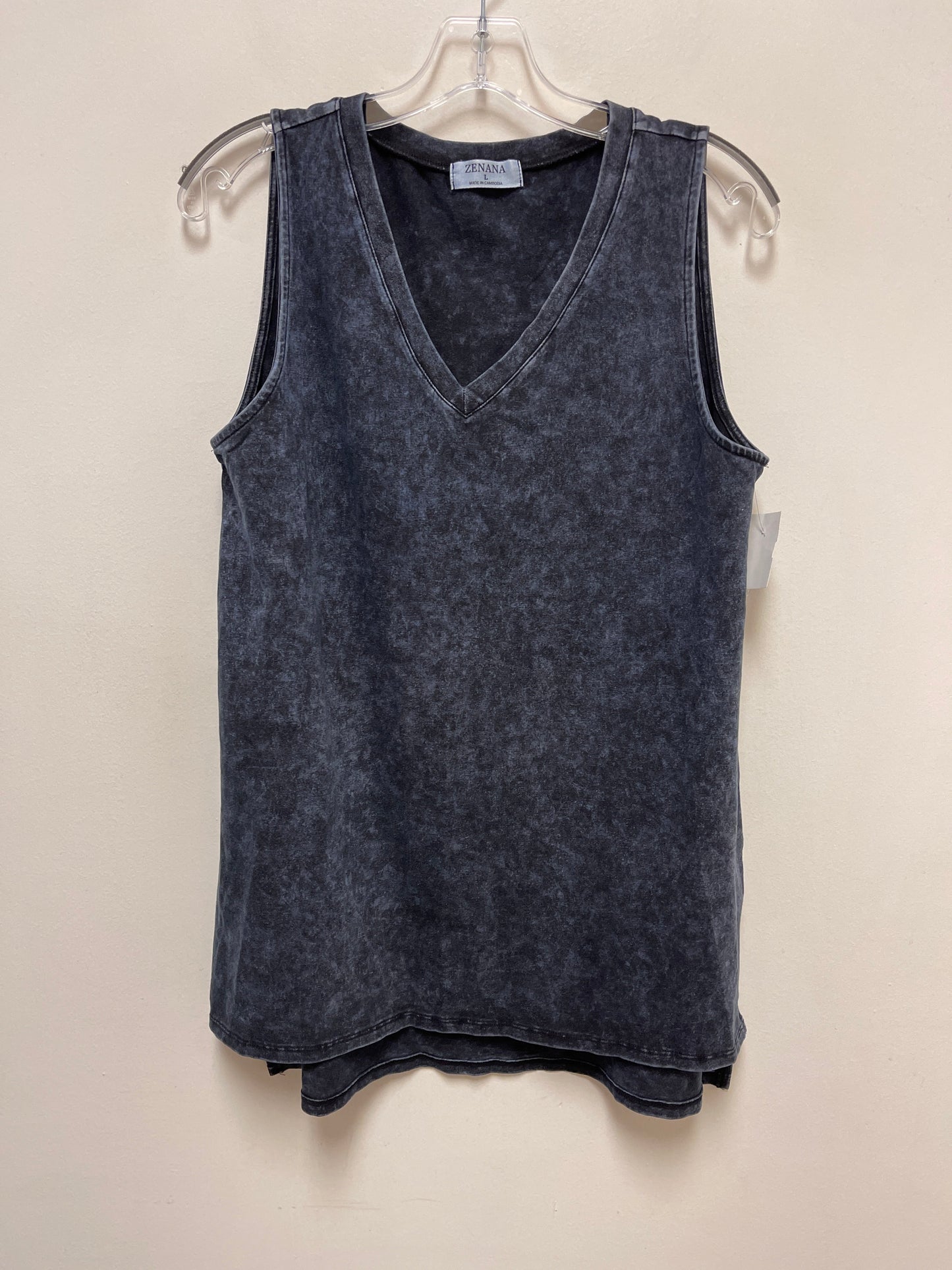 Tank Top By Zenana Outfitters In Black, Size: L