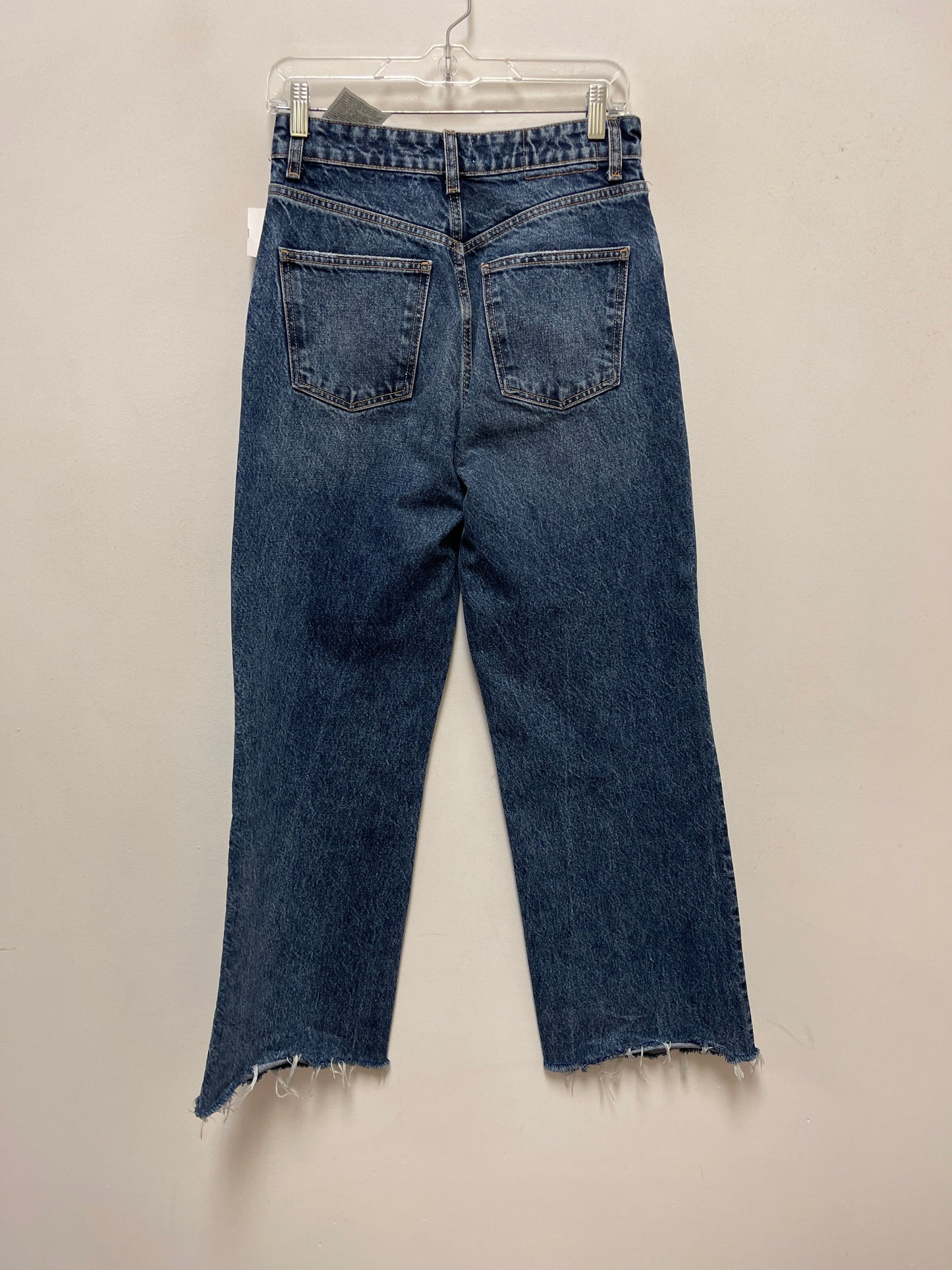 Jeans Straight By Zara In Blue Denim, Size: 6