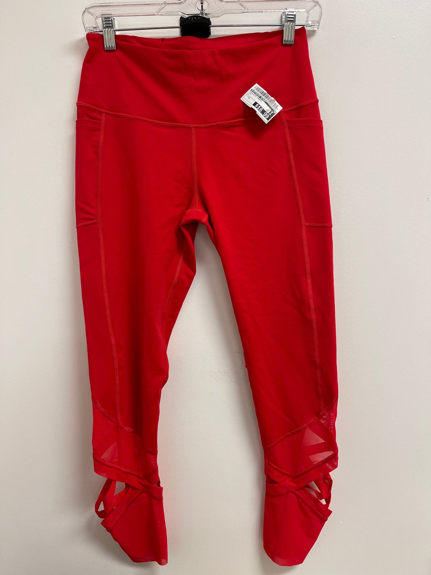 Athletic Pants By Victorias Secret In Red, Size: M