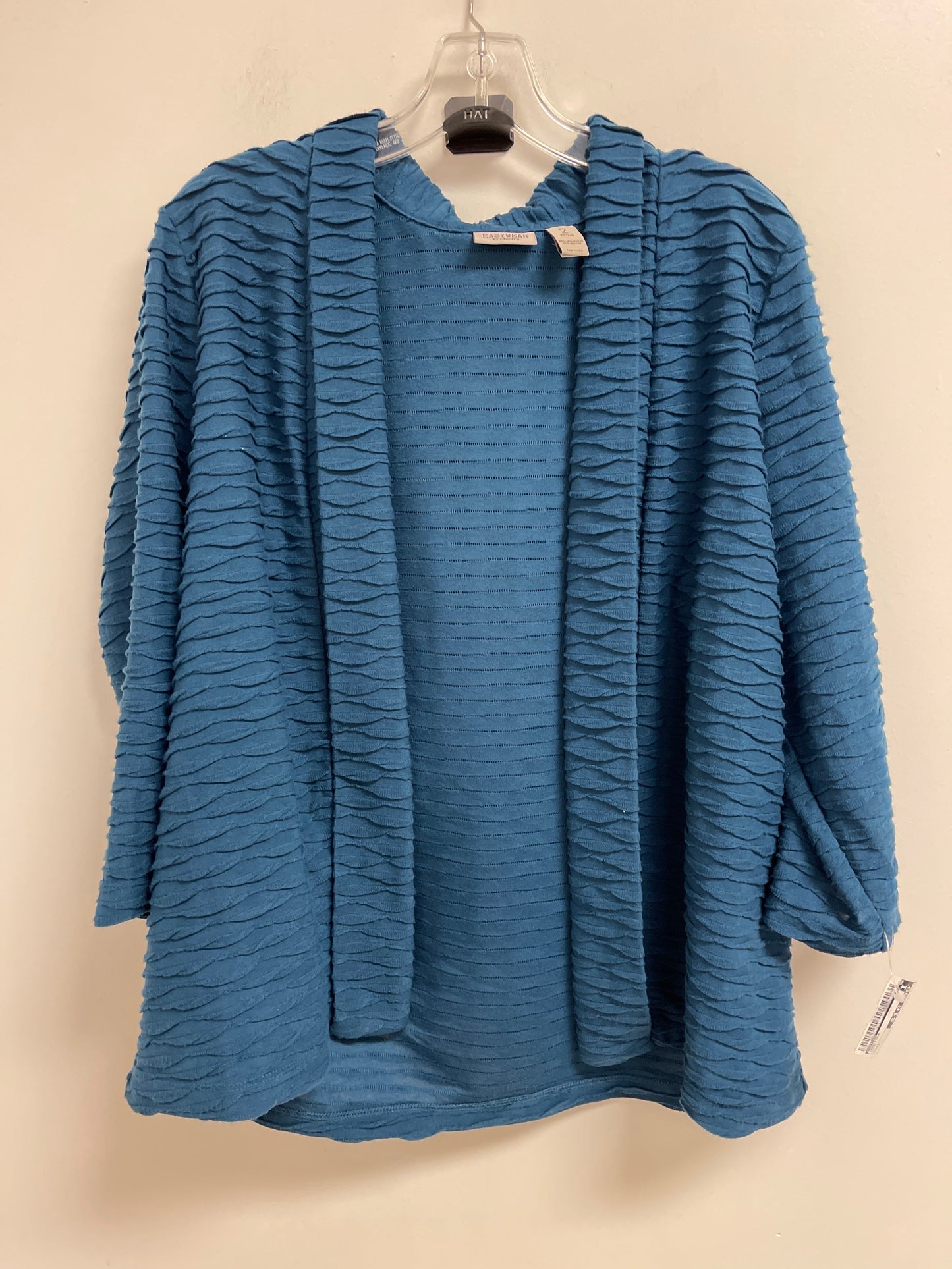 Cardigan By Chicos In Teal, Size: L