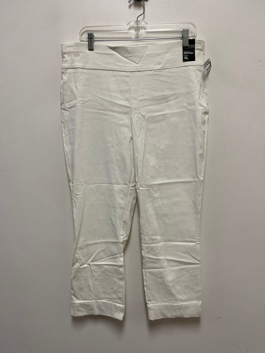 Pants Cropped By New York And Co In White, Size: 14