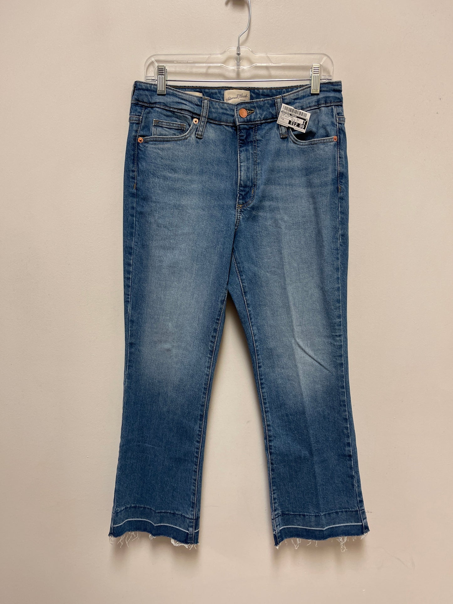 Jeans Straight By Universal Thread In Blue Denim, Size: 6