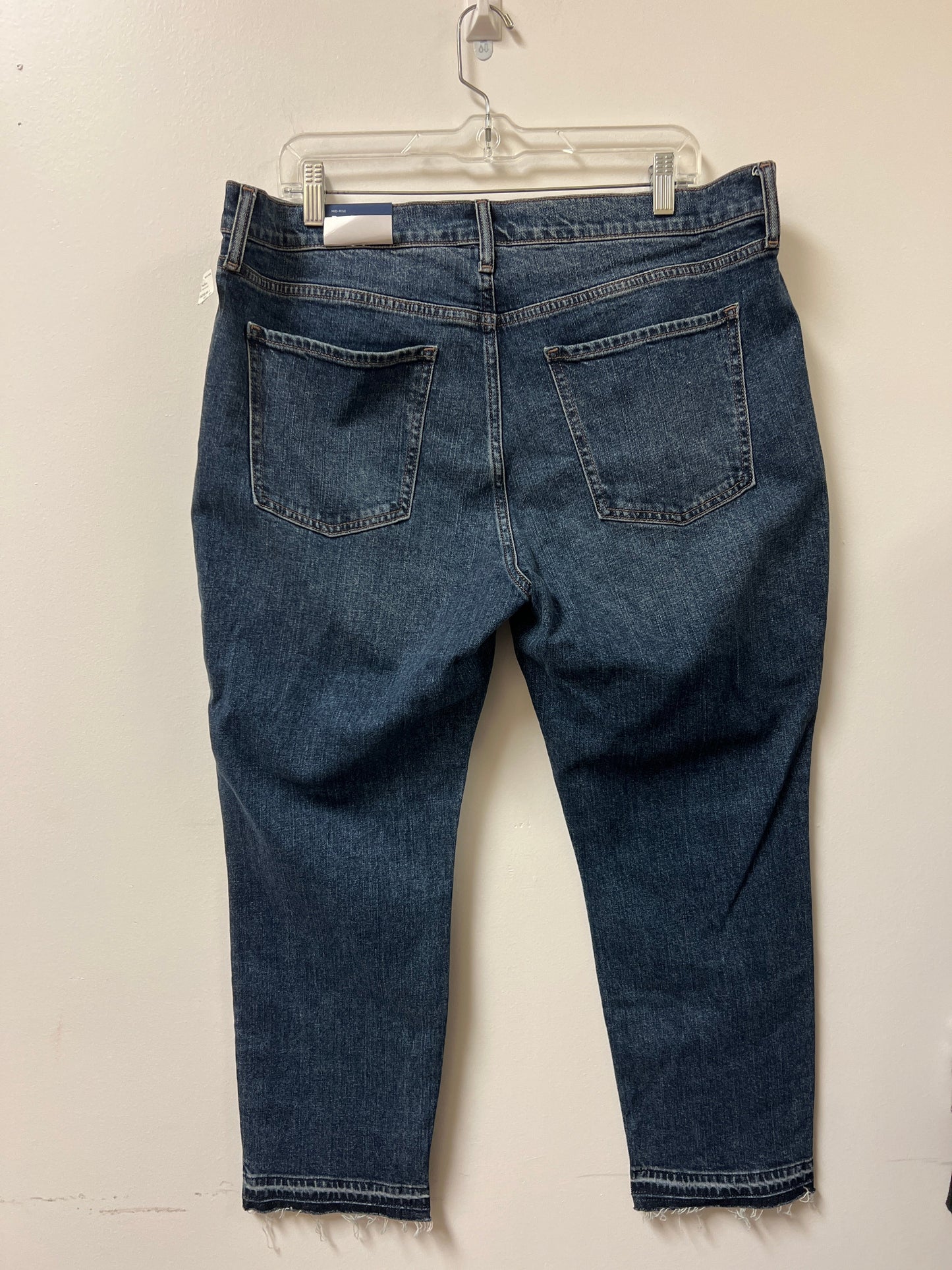 Jeans Straight By Old Navy In Blue Denim, Size: 14