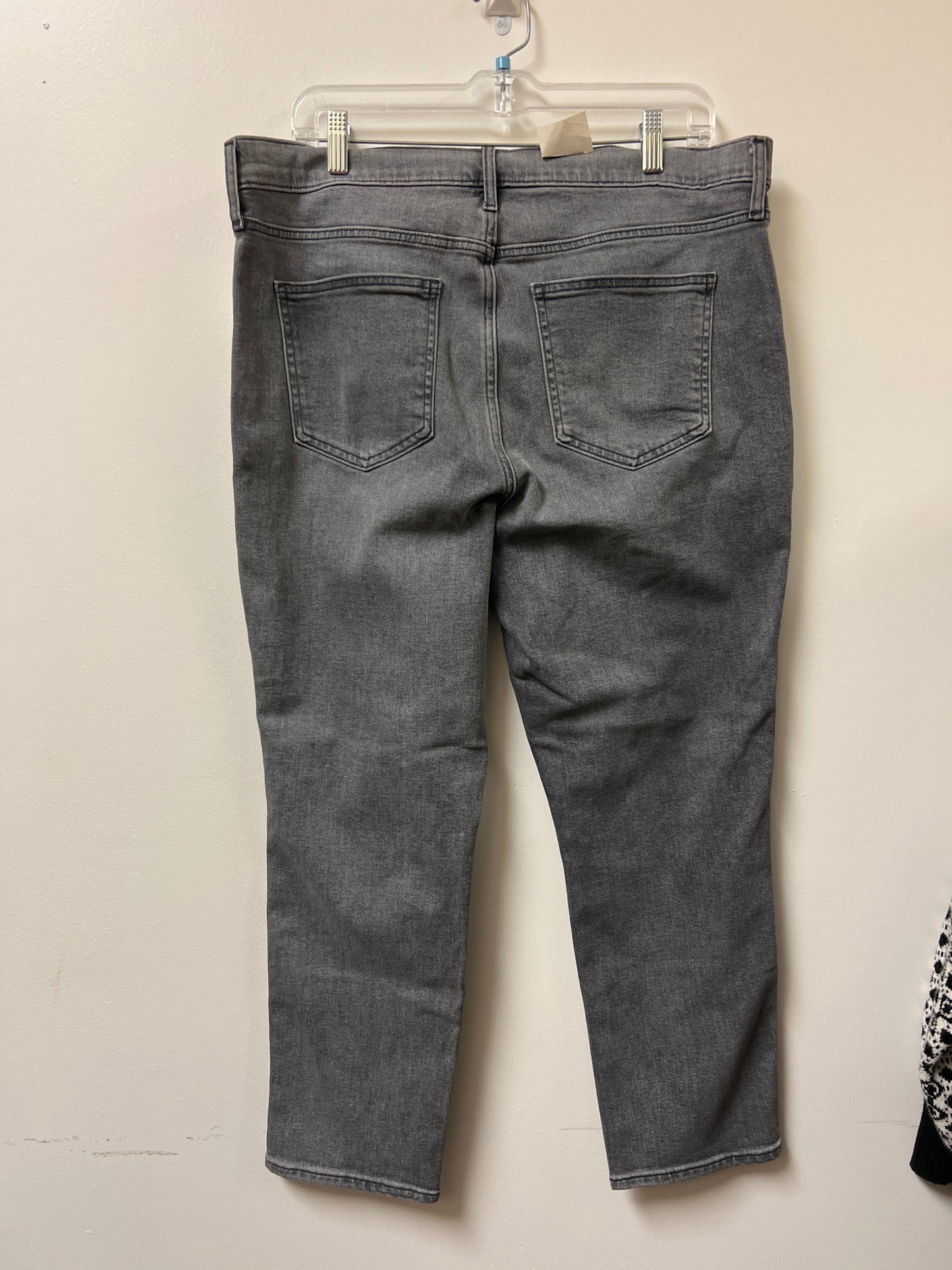 Jeans Skinny By Gap In Grey Denim, Size: 16