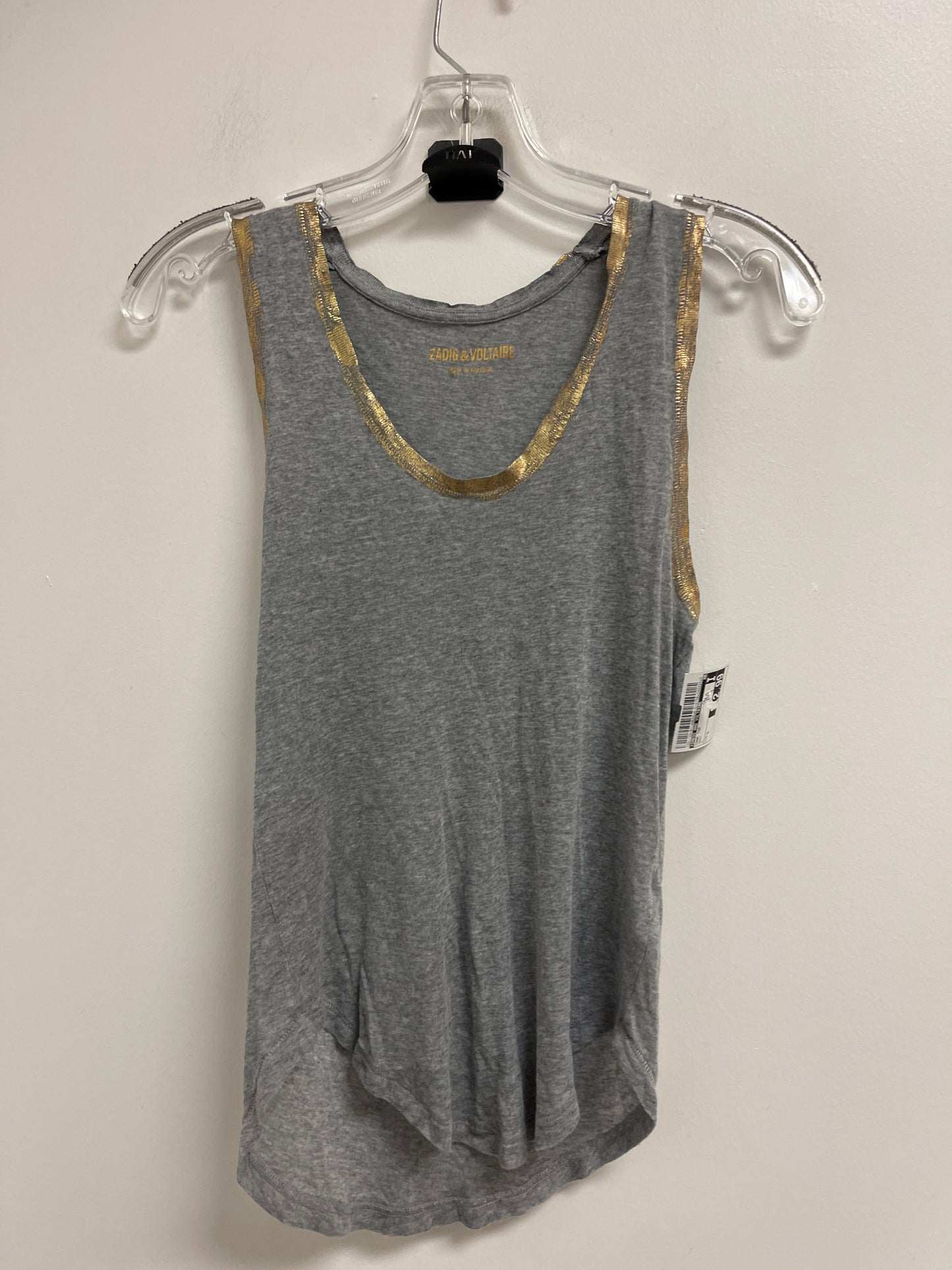 Tank Top By Zadig And Voltaire In Grey, Size: S