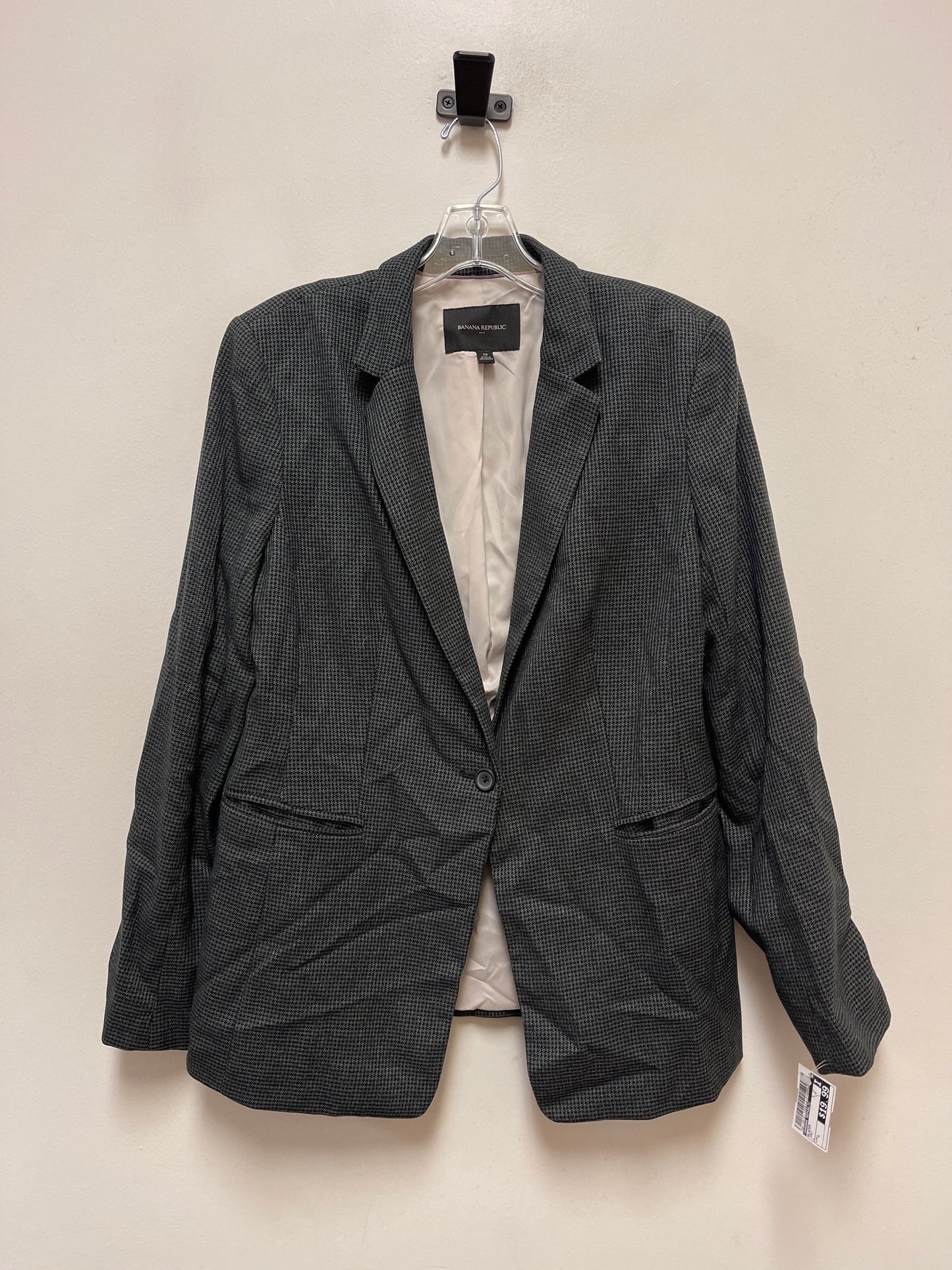 Blazer By Banana Republic In Grey, Size: L