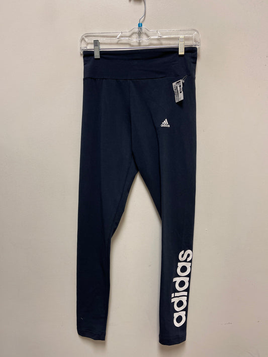 Athletic Leggings By Adidas In Blue, Size: S