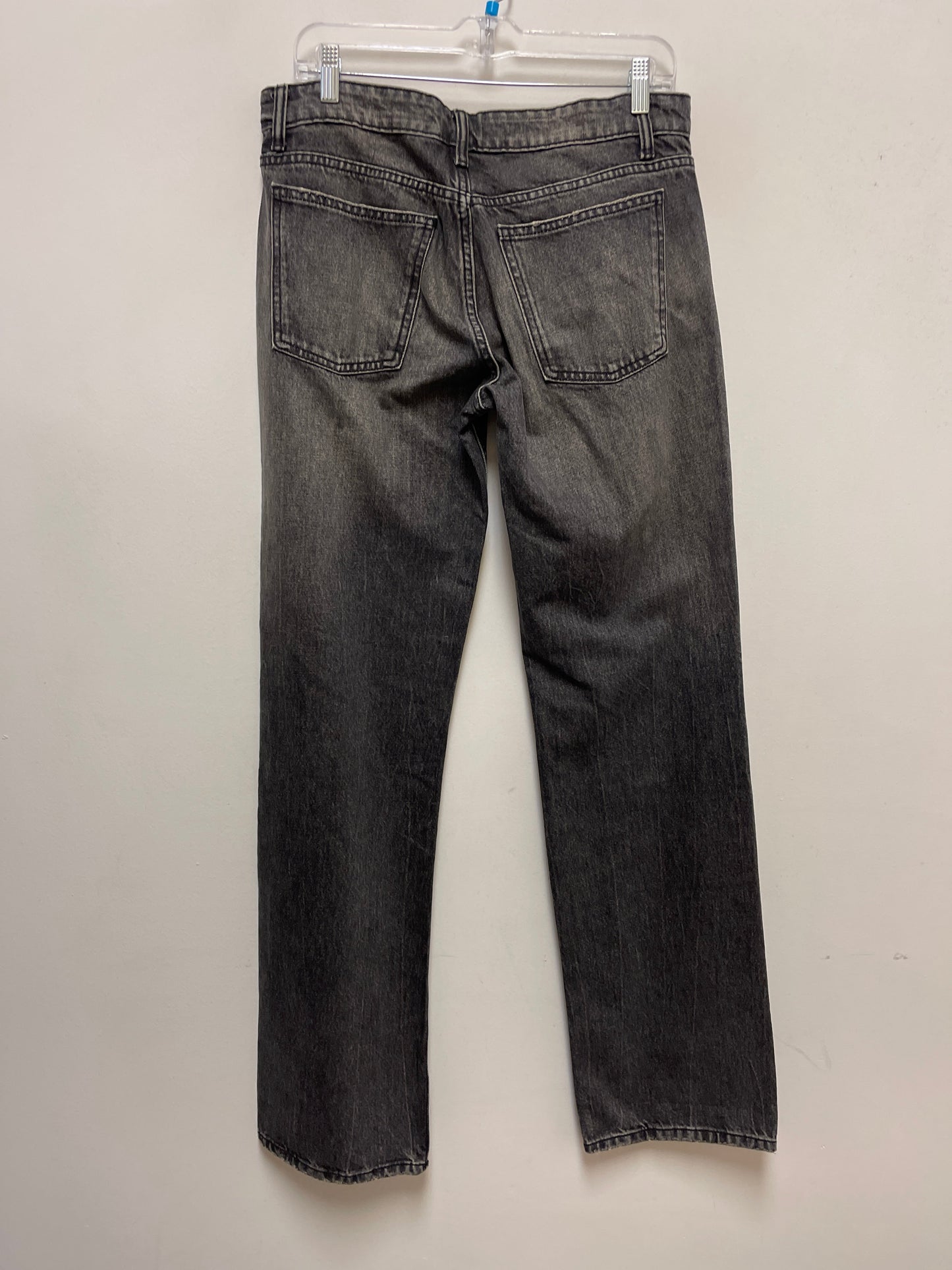 Jeans Straight By Zara In Black, Size: 8