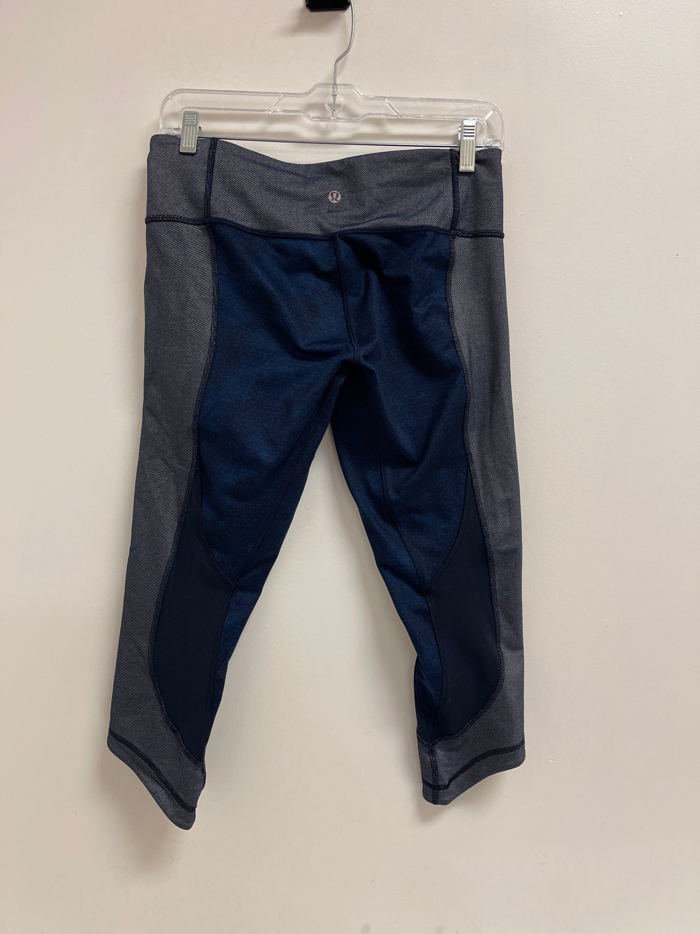 Athletic Capris By Lululemon In Blue, Size: 8