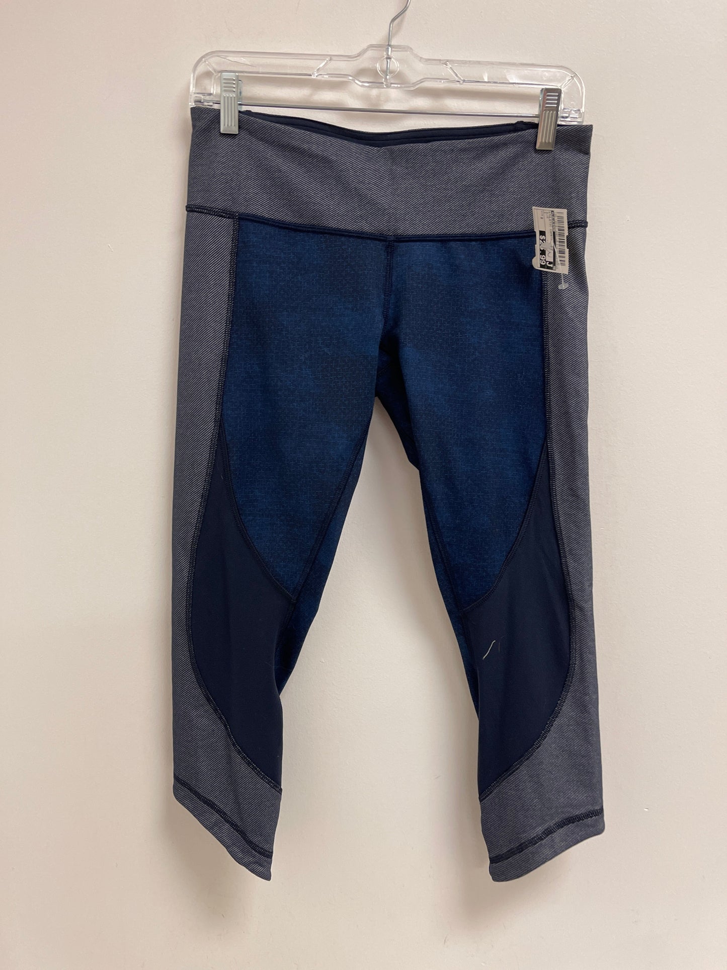 Athletic Capris By Lululemon In Blue, Size: 8