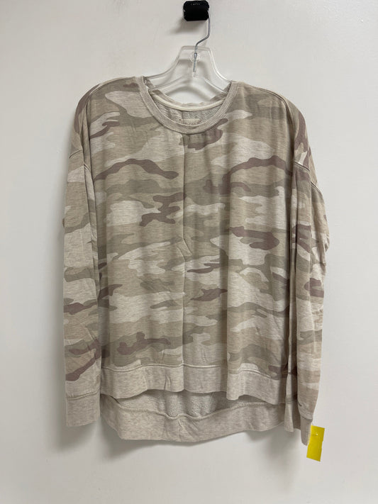 Top Long Sleeve By Altard State In Camouflage Print, Size: S