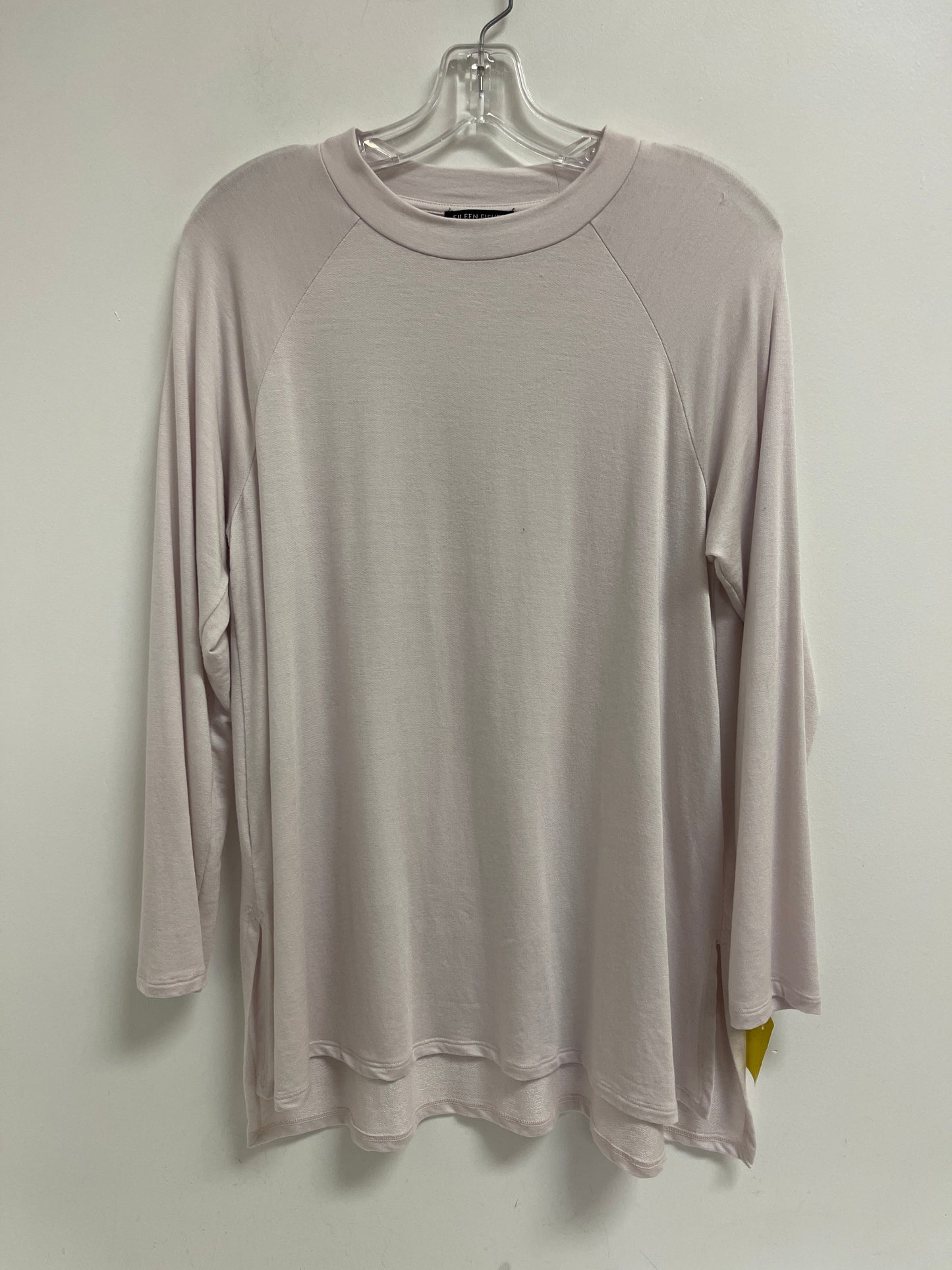 Top Long Sleeve By Eileen Fisher In Pink, Size: S