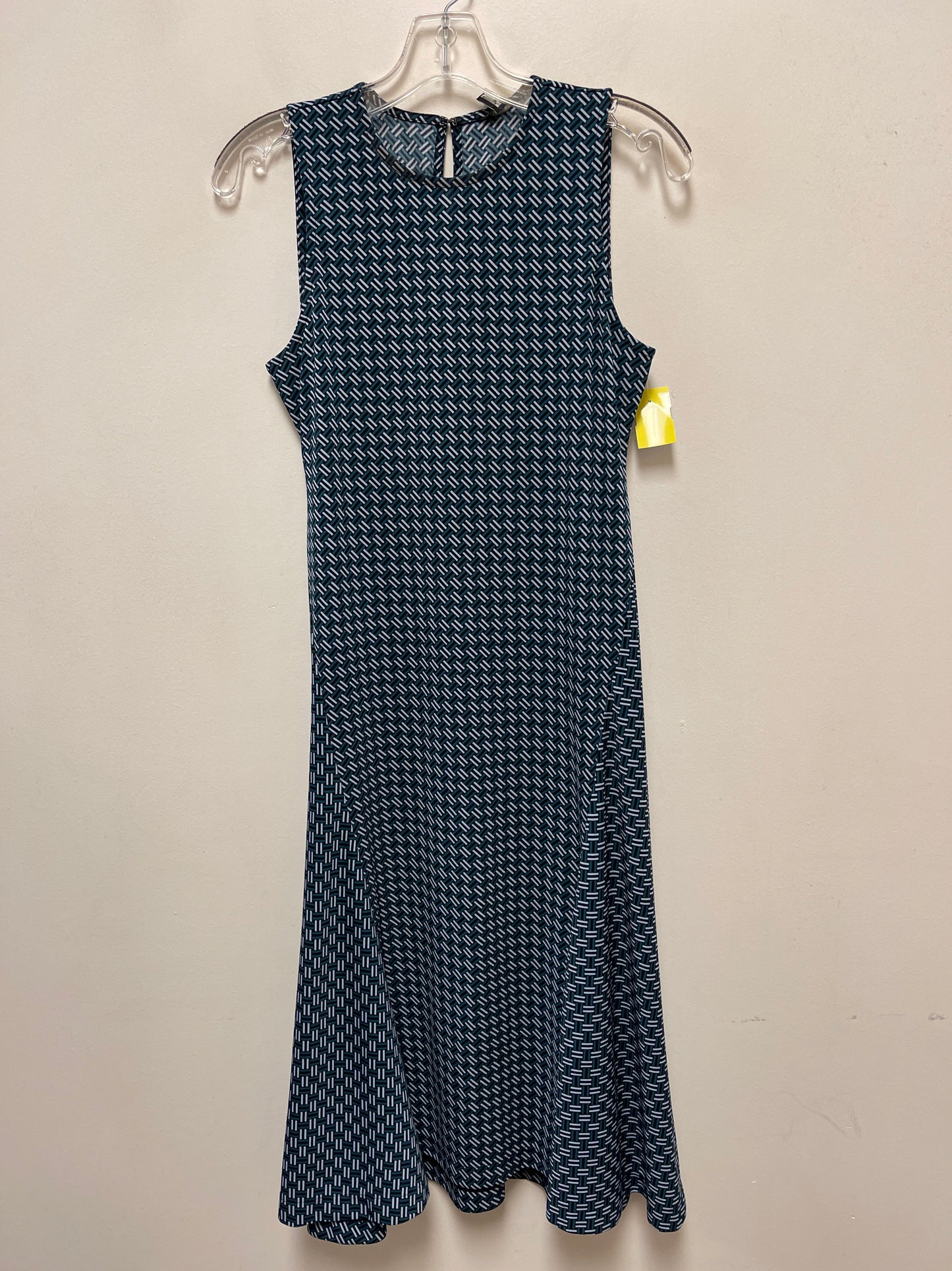 Dress Casual Midi By Ann Taylor In Teal, Size: Xs