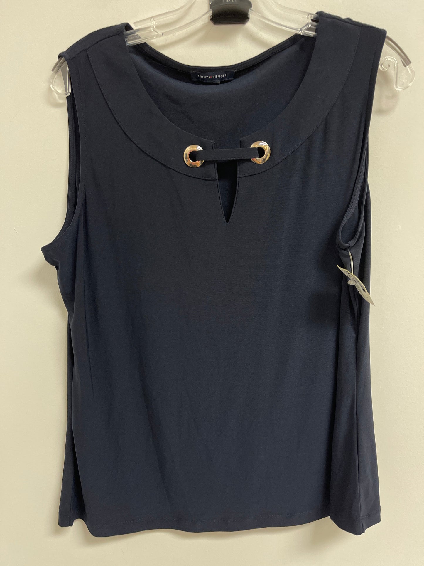 Top Sleeveless By Tommy Hilfiger In Blue, Size: Xl