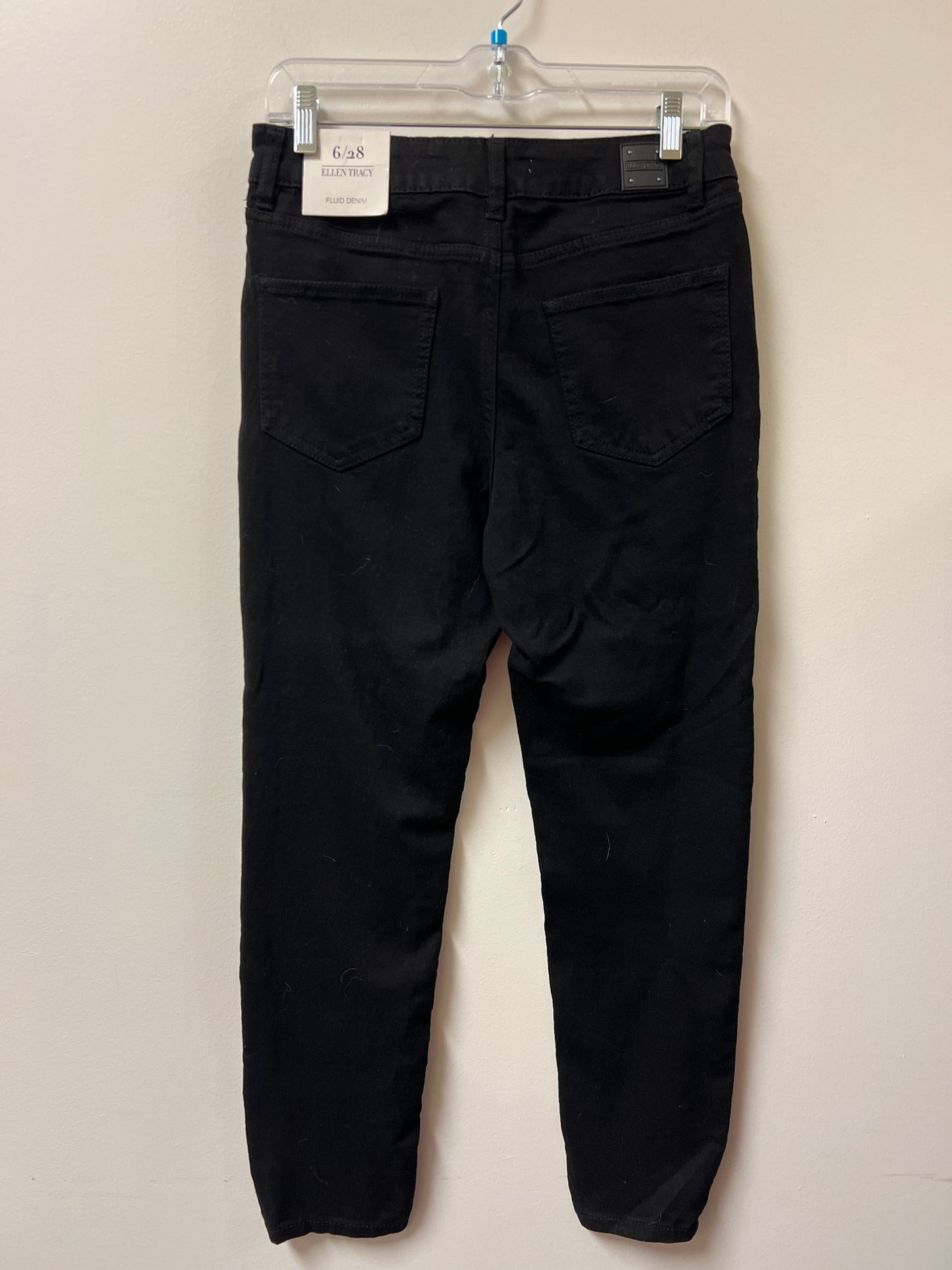 Jeans Skinny By Ellen Tracy In Black, Size: 6