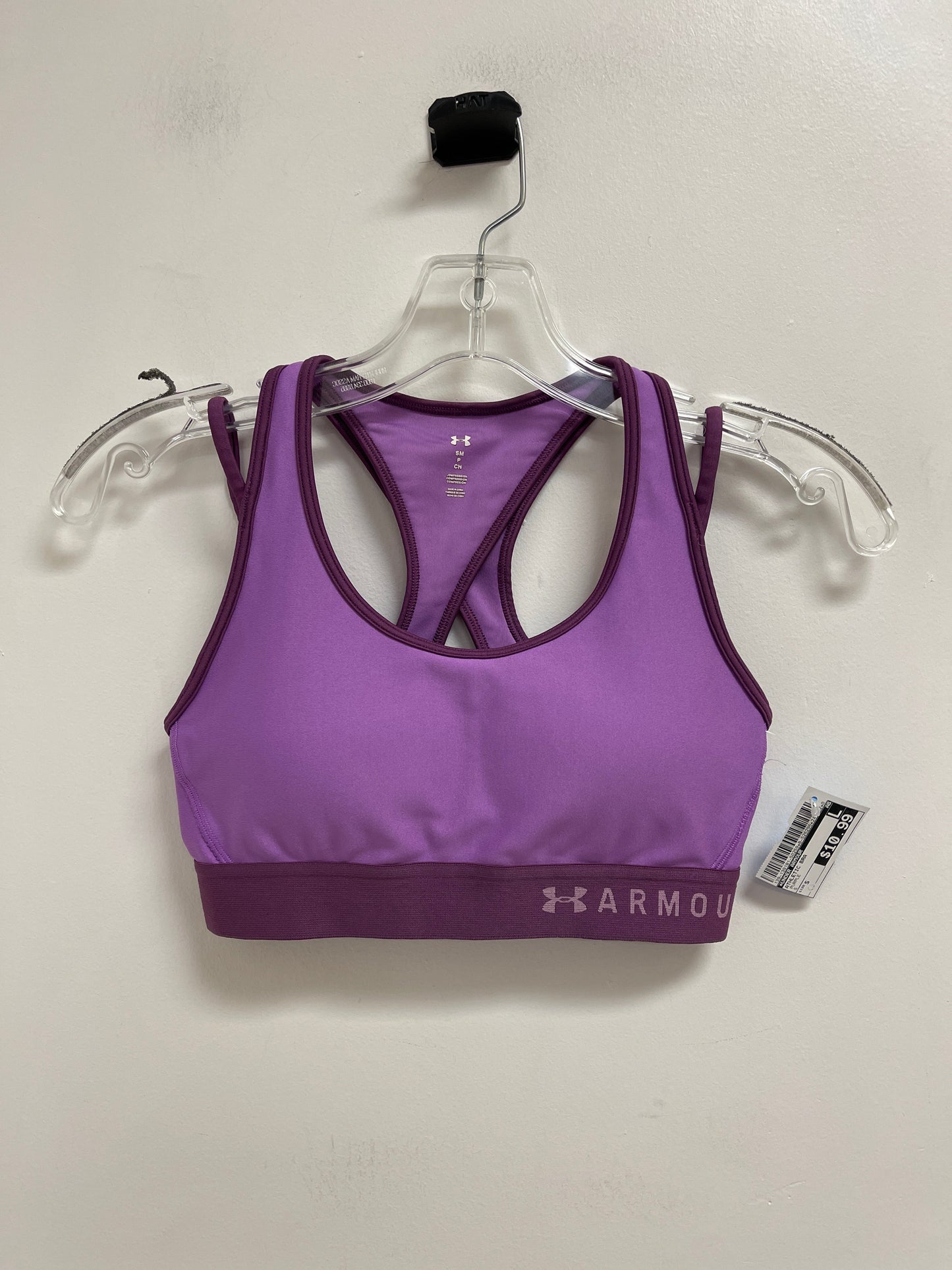 Athletic Bra By Under Armour In Purple, Size: S