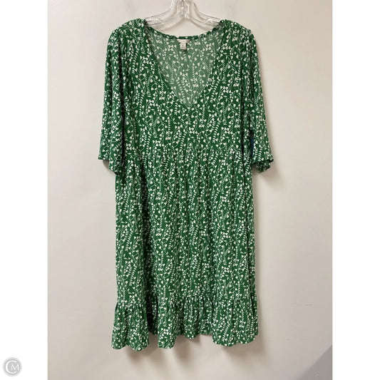 Dress Casual Short By Cato In Green, Size: Xl