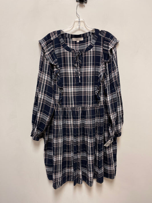 Dress Casual Short By Loft In Navy, Size: 2x