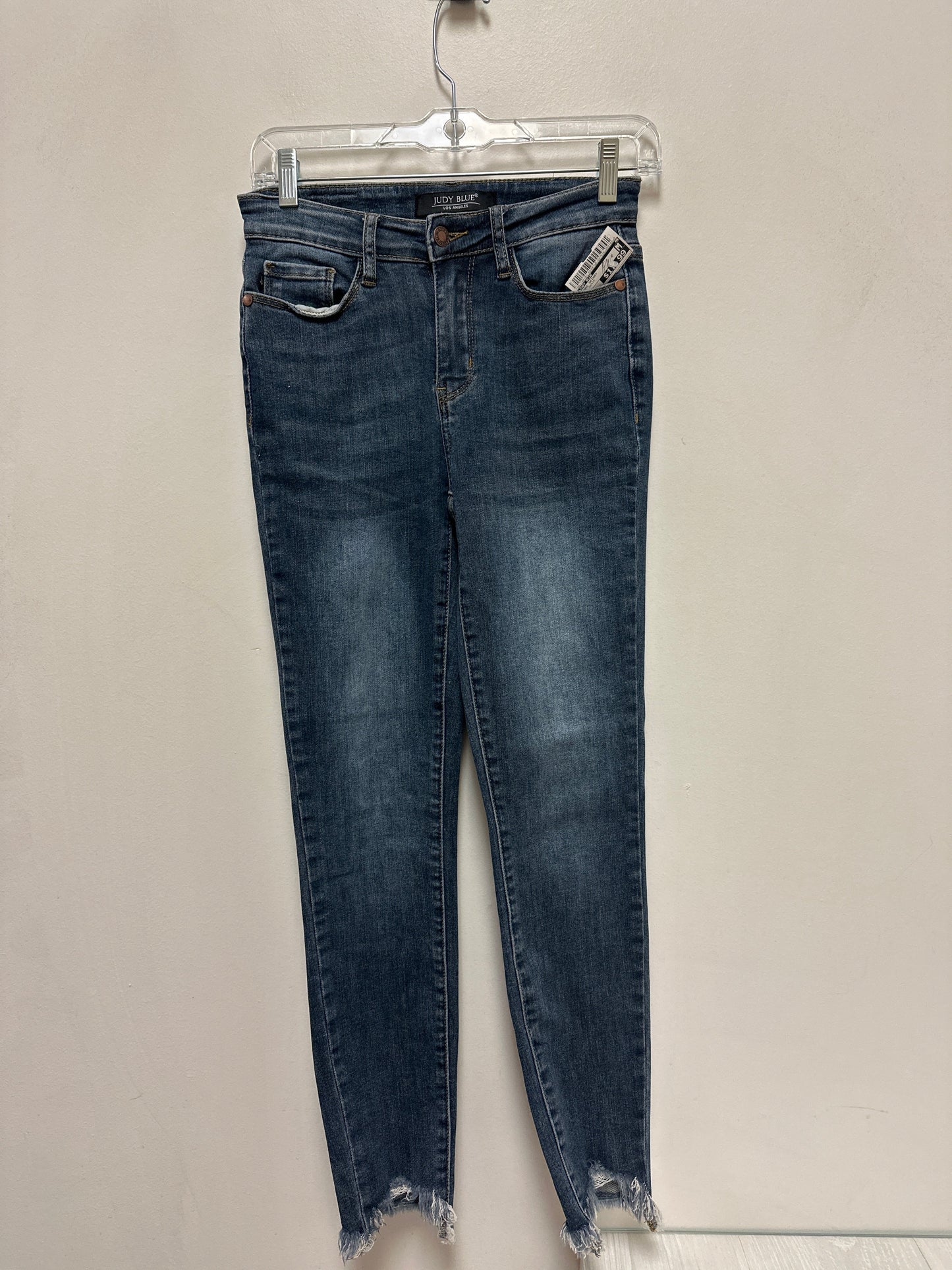 Jeans Skinny By Judy Blue In Blue Denim, Size: 0