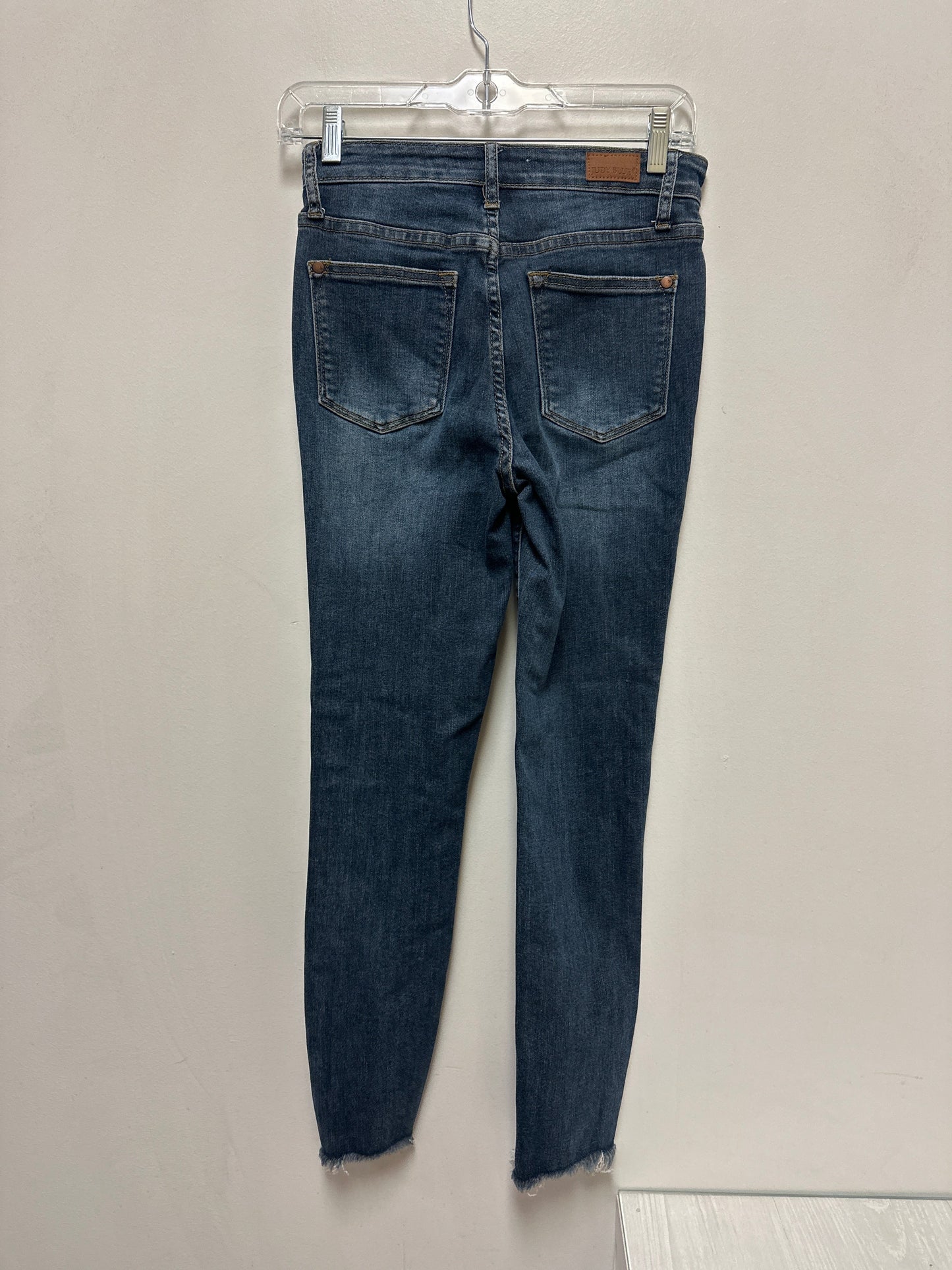 Jeans Skinny By Judy Blue In Blue Denim, Size: 0