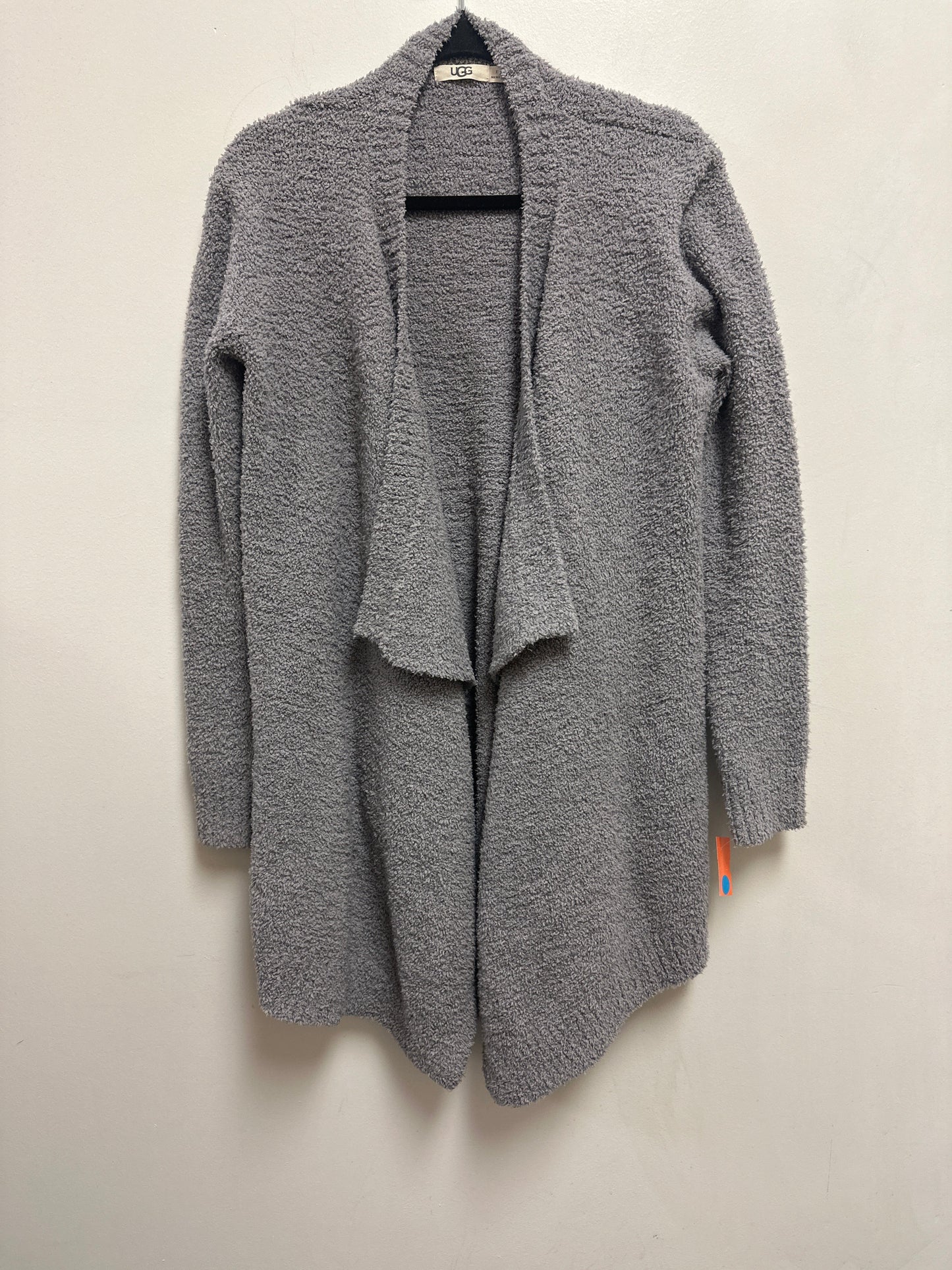 Sweater Cardigan By Ugg In Grey, Size: M