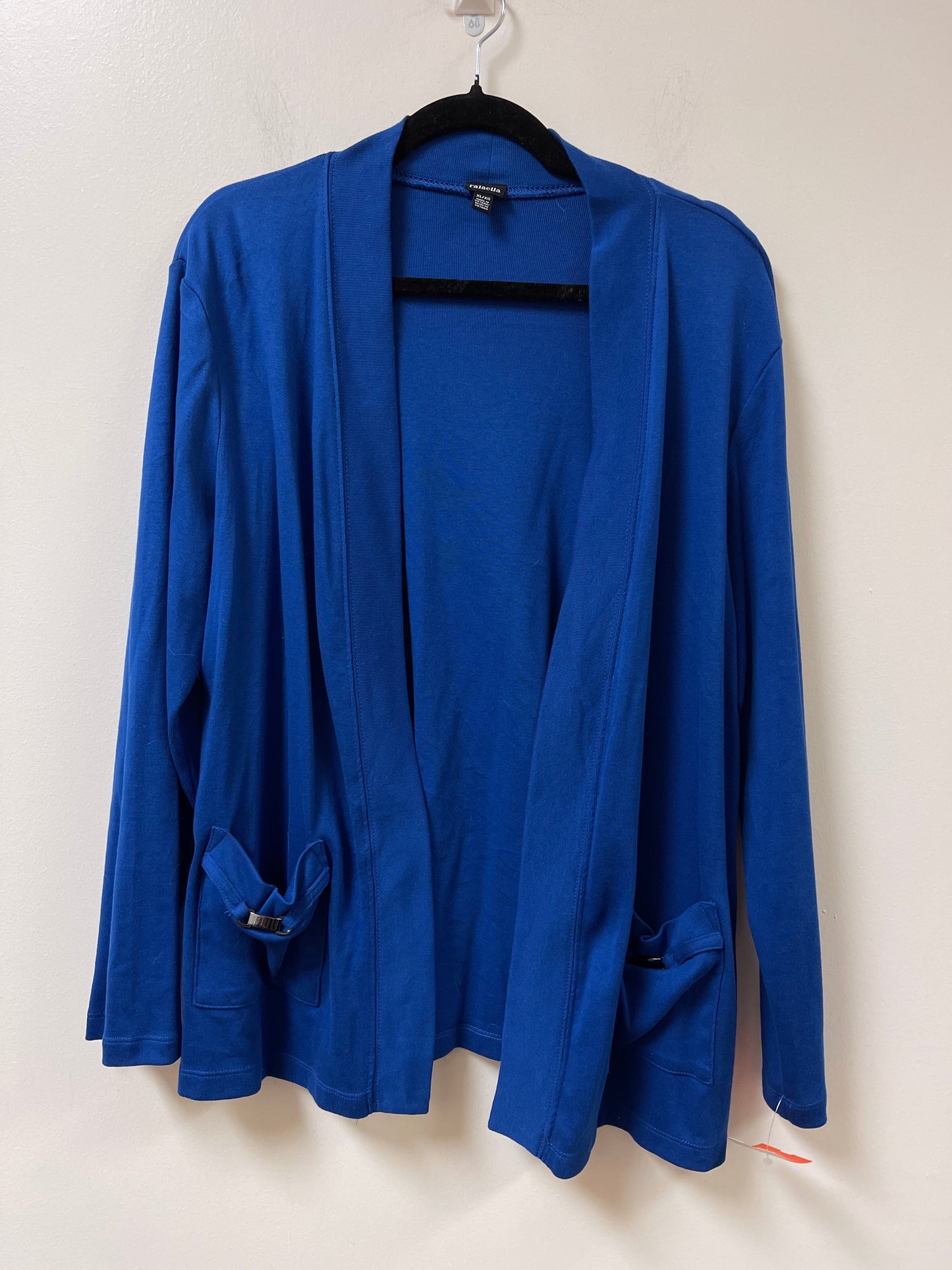 Cardigan By Rafaella In Blue, Size: Xl