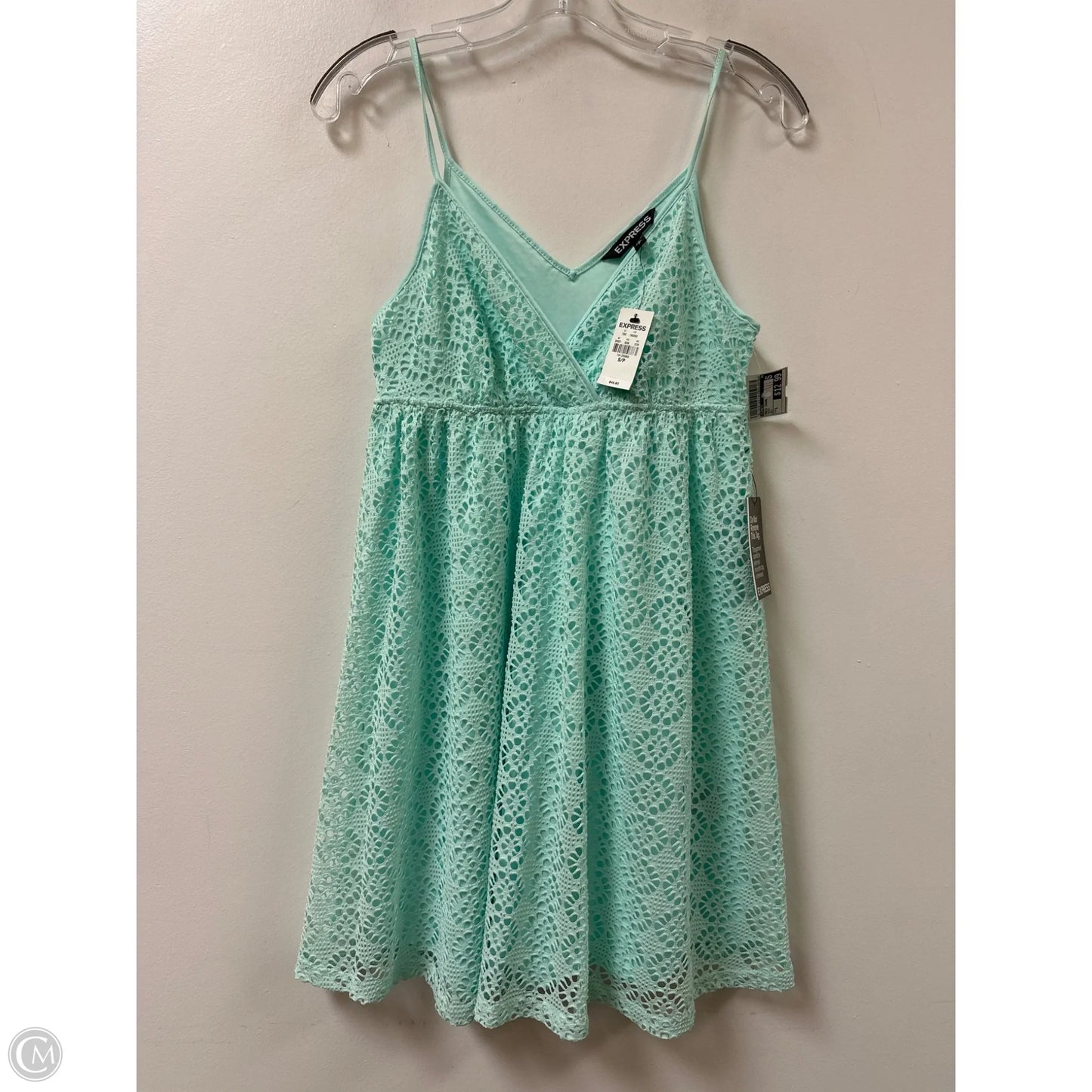 Dress Casual Short By Express In Green, Size: S