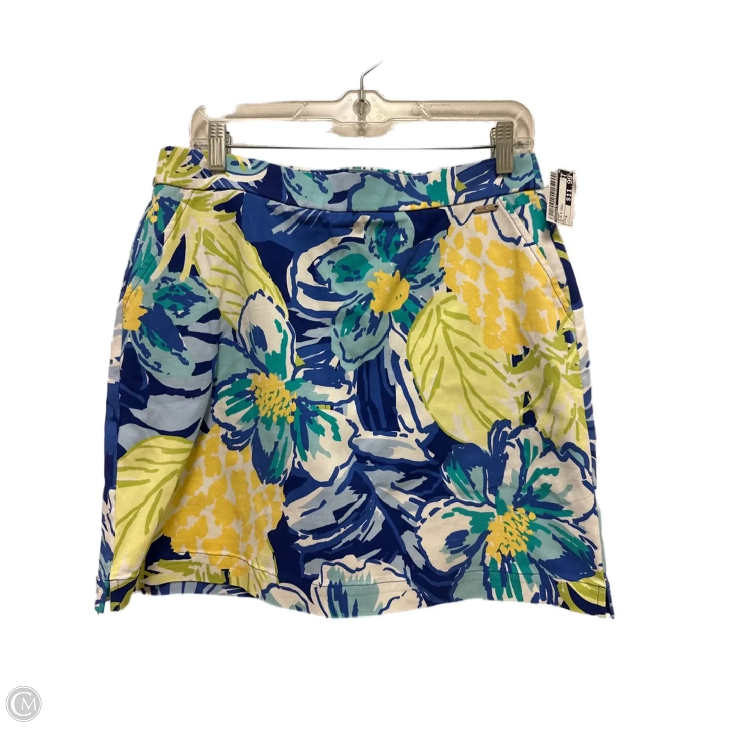 Skort By Rafaella In Blue & Green, Size: 8
