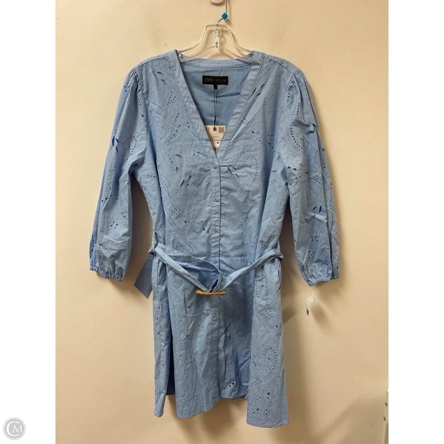 Dress Casual Short By Zara In Blue, Size: Xl